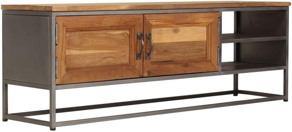 Why We Love This Recycled Teak TV Media Console Stand