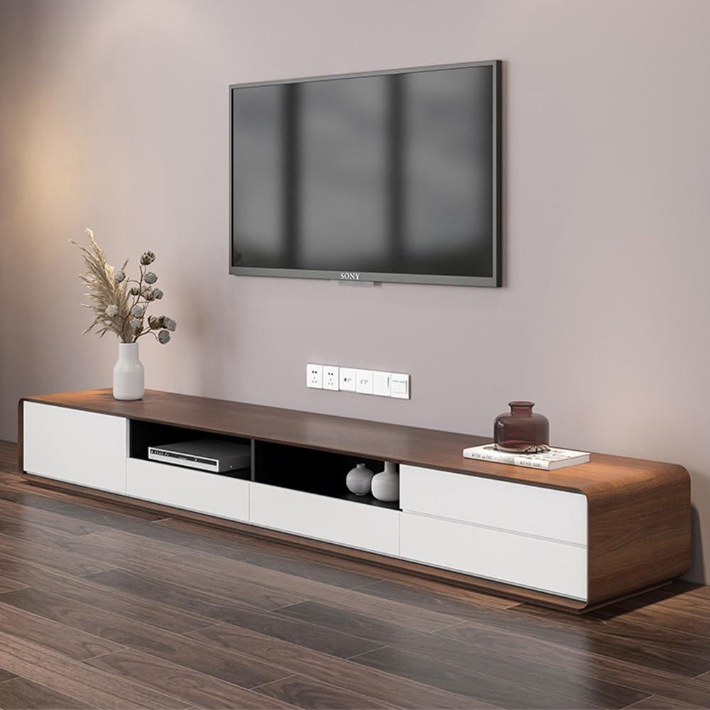 Why We Love Our Modern Wood White TV Stand with Ample Storage