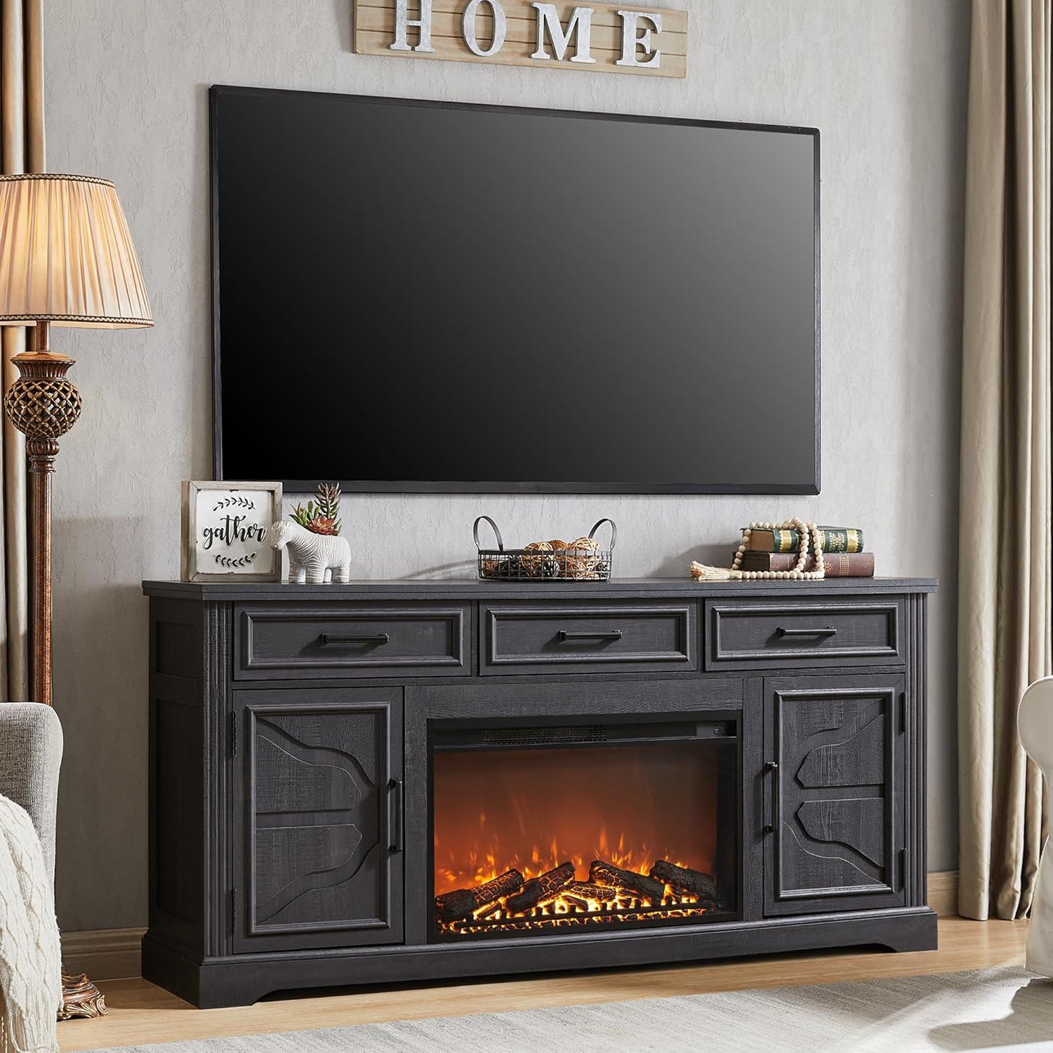 Our Take on the JXQTLINGMU Fireplace TV Stand: Warmth Meets Style