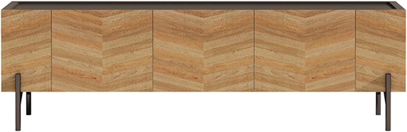 How We Made Our Living Room Tidy with This Wood TV Stand