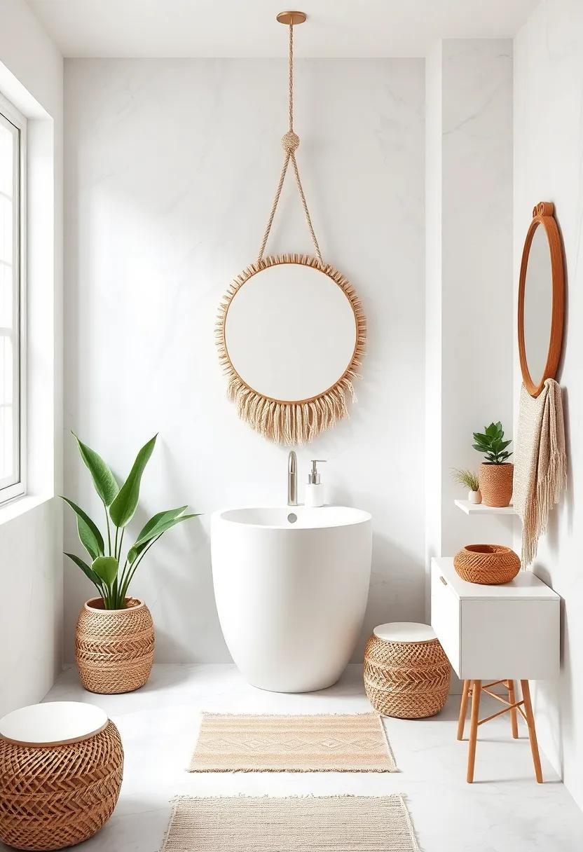 Elevate Your Space: Embrace Boho Bathroom Decor with Chic Macramé Touches