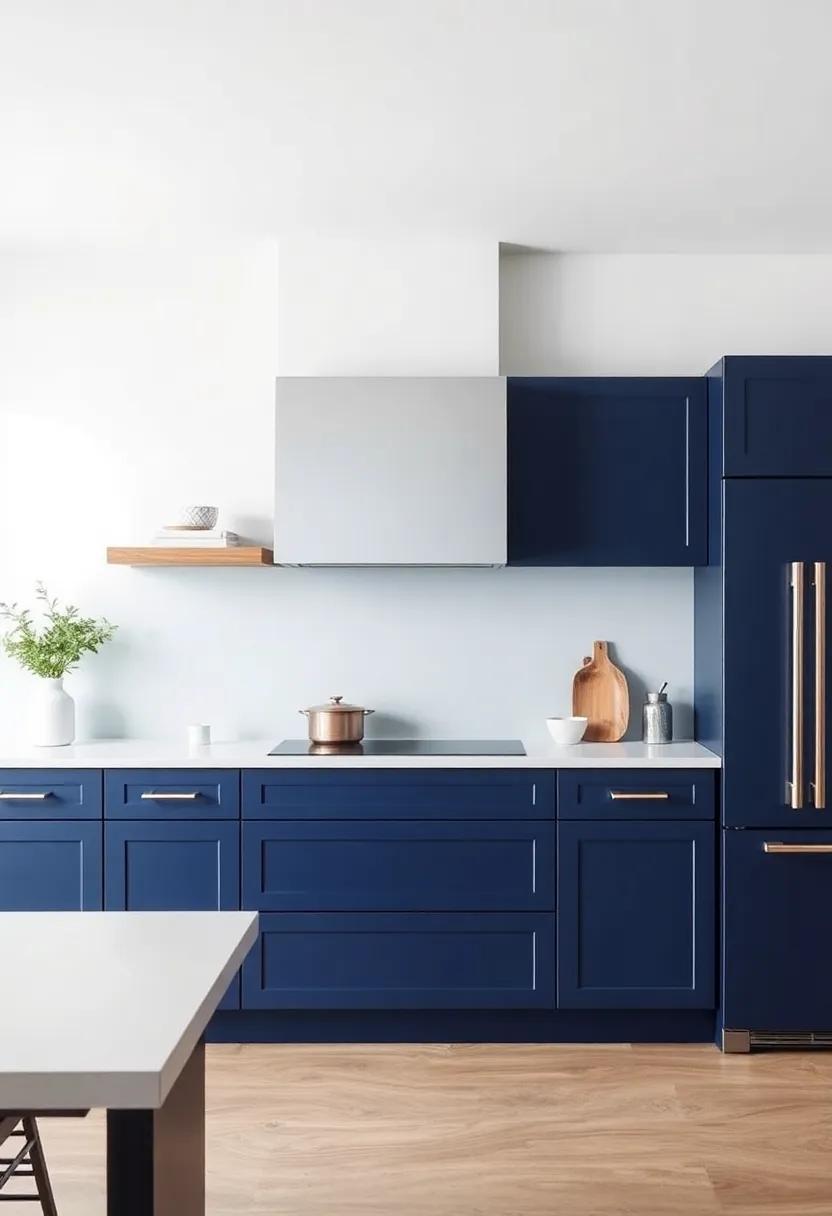 Transform Your Space: The Allure of Navy Blue Kitchen Cabinets Unveiled