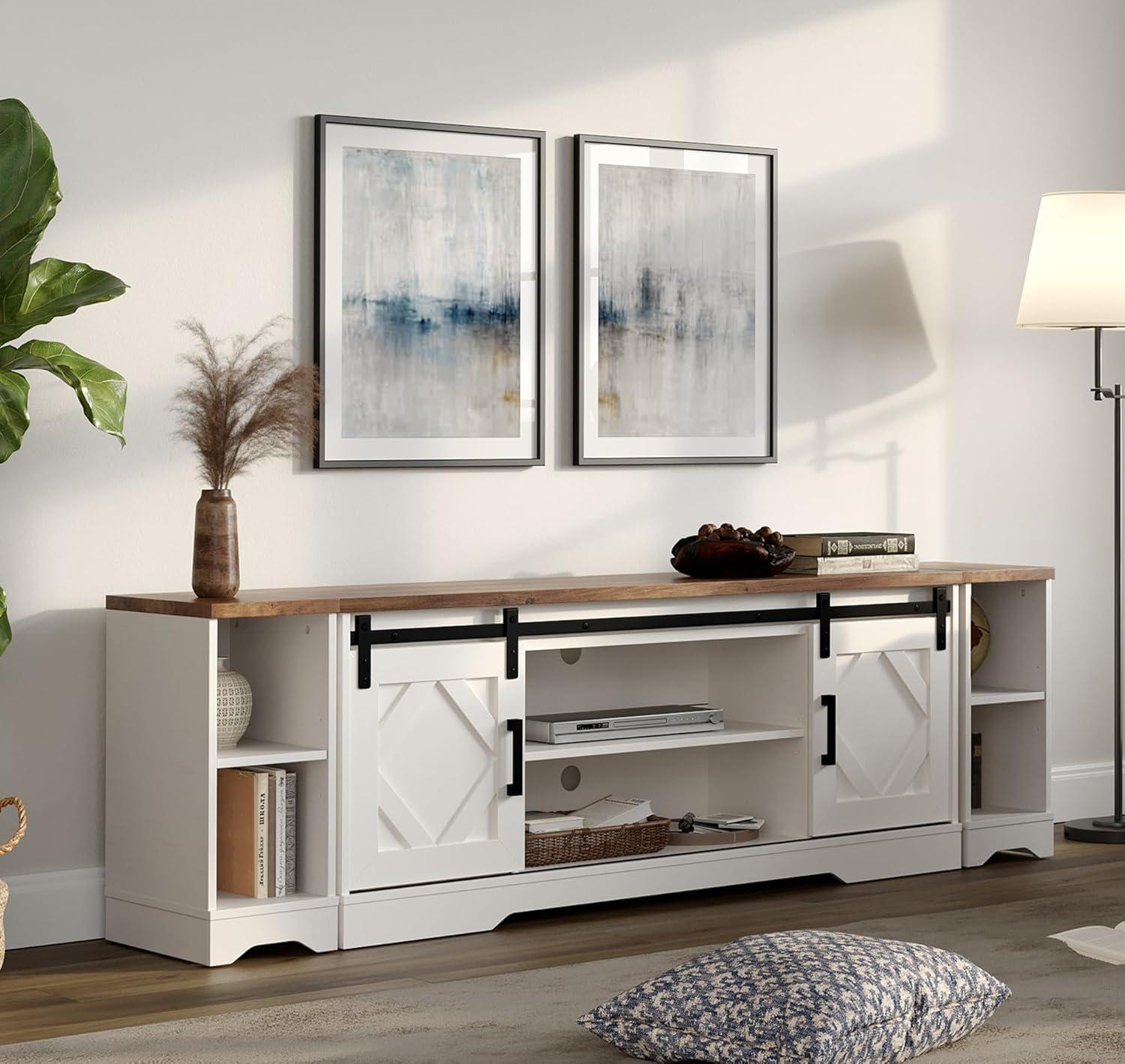 Why We Love the WAMPAT 3-in-1 Modern Farmhouse TV Stand