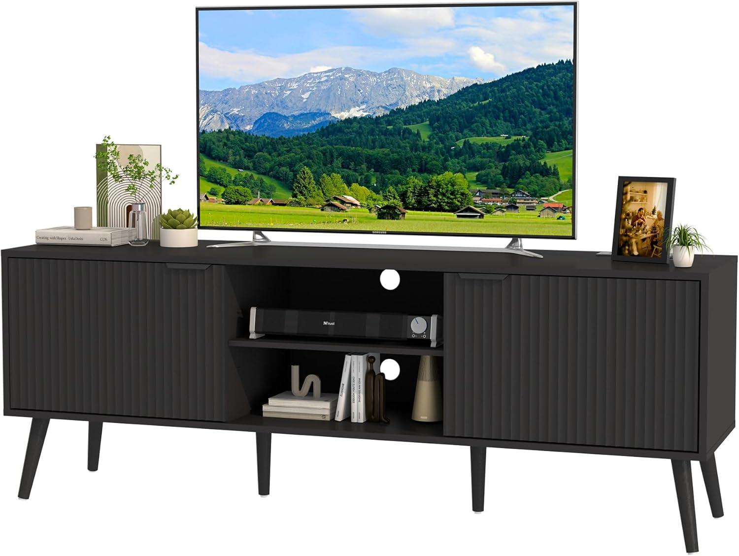 Our Honest Take on the Sleek Mid-Century Modern TV Stand with Extras