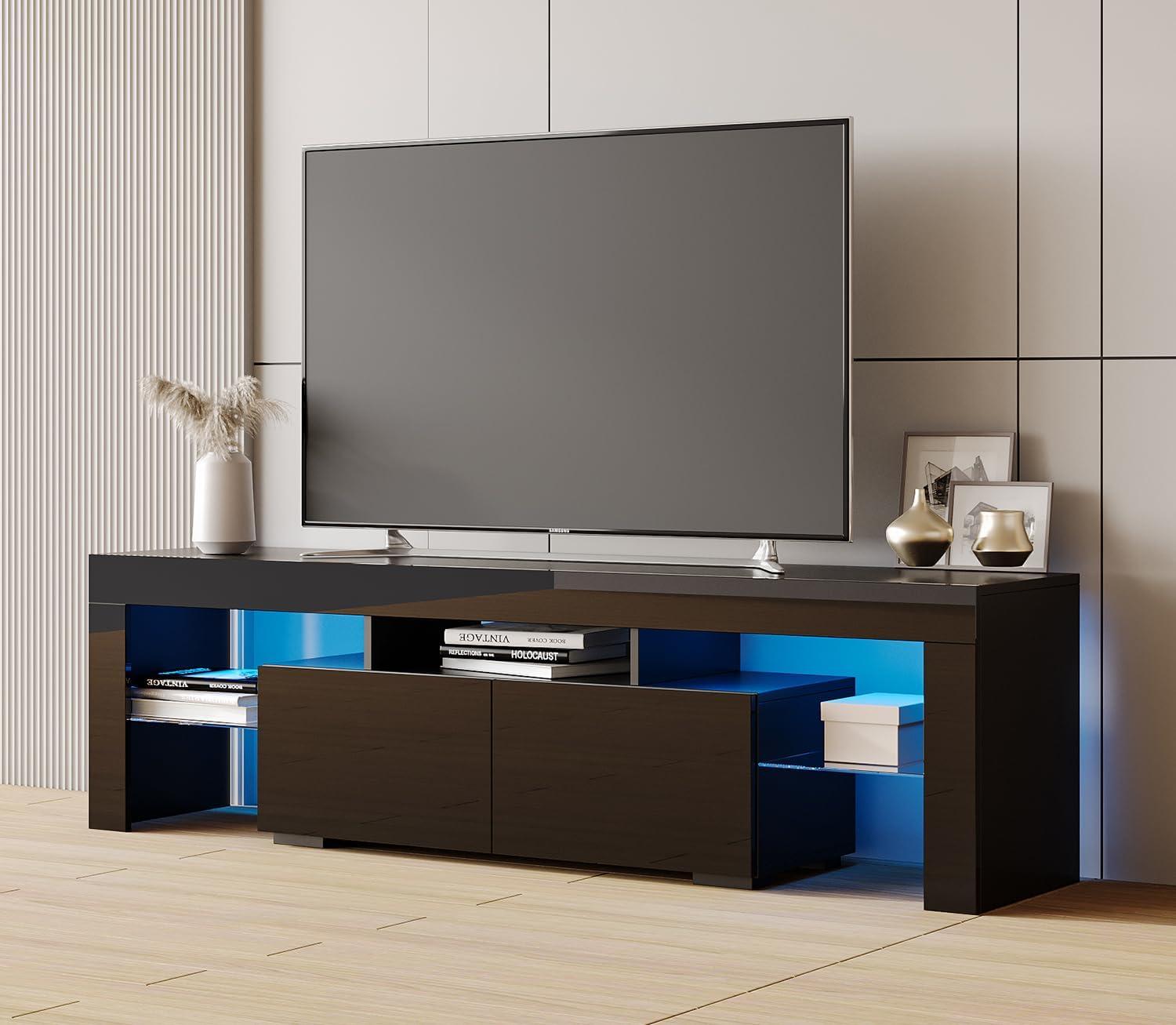 Our Take on the Sleek Fluted TV Stand with Sliding Doors Our Take on the Sleek Fluted TV Stand with Sliding Doors