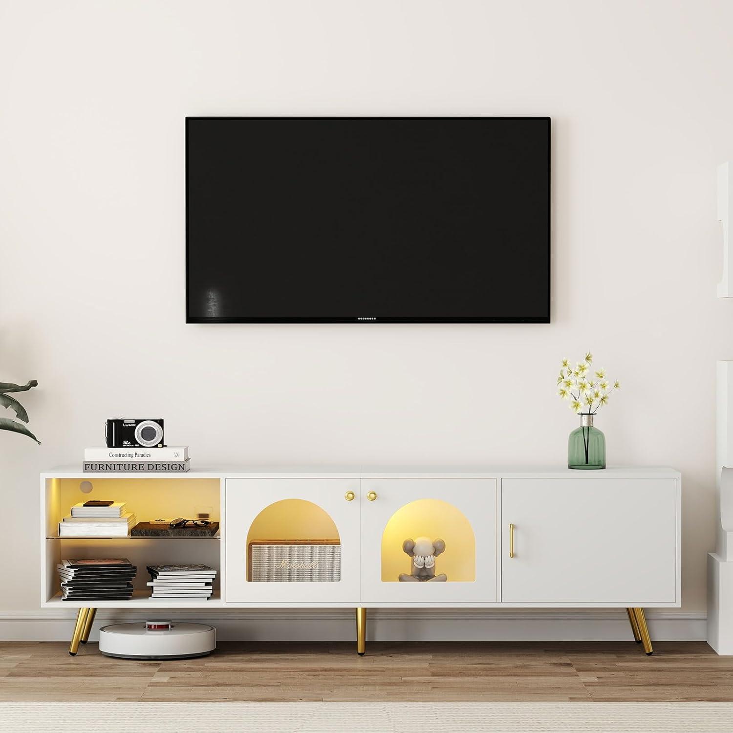 Our Honest Take on the Bonzy Home LED TV Stand for Large TVs
