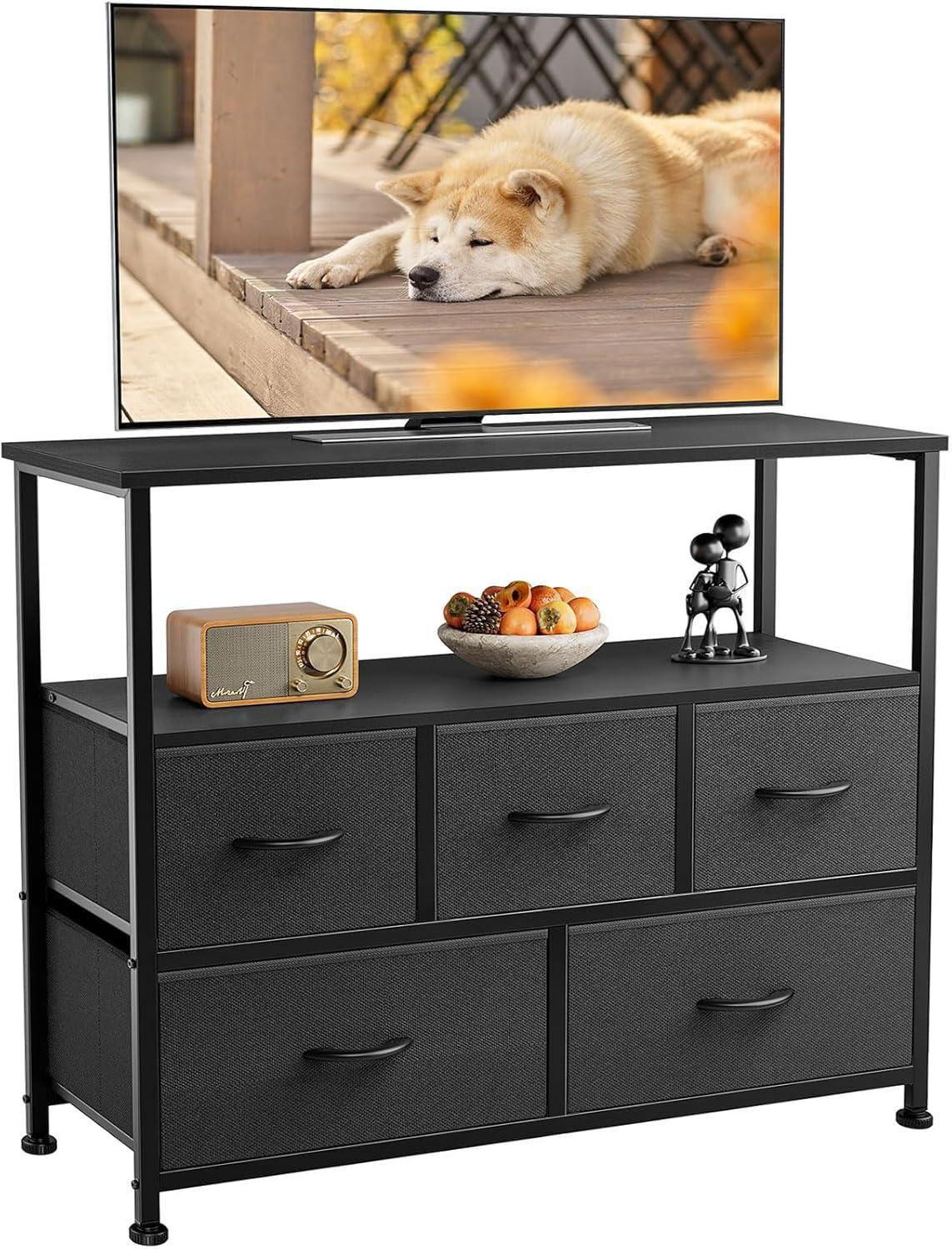 DUMOS TV Stand Dresser Review: Stylish Storage Meets Sturdy Design
