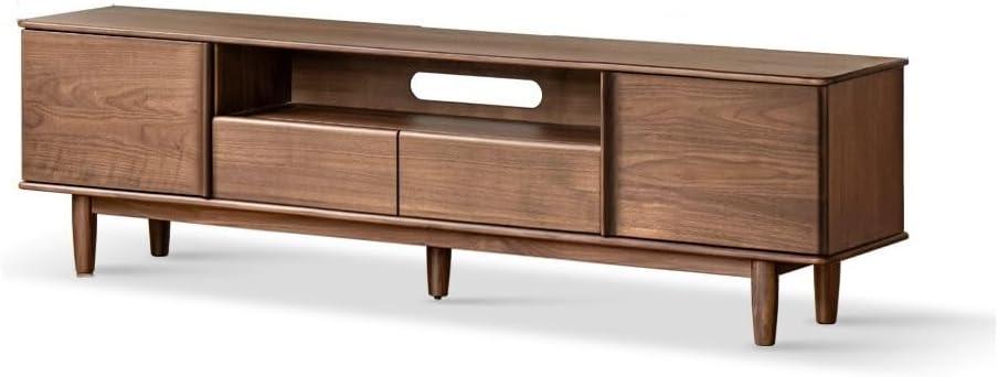 Elevate Living Spaces with a Rustic 200CM Solid Wood TV Stand