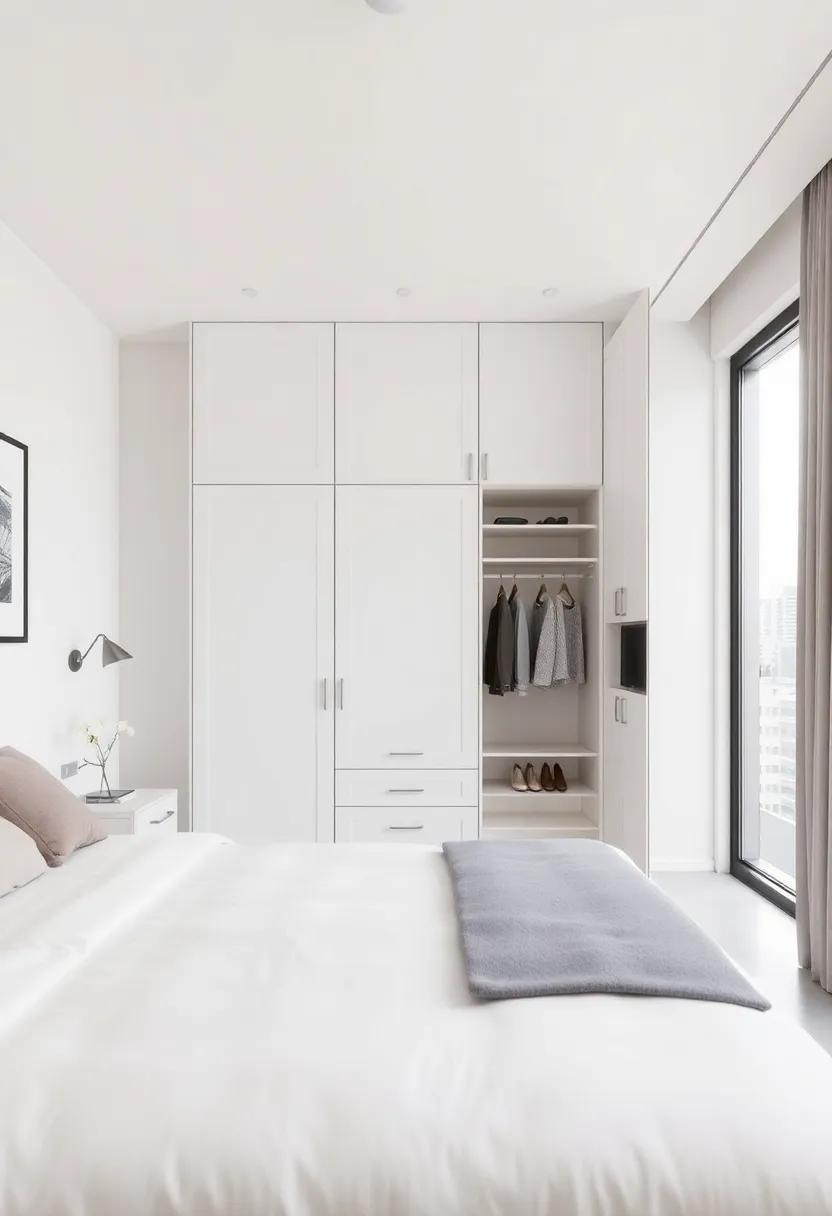 Maximizing Space: Elegant Bedroom Layouts Featuring Built-In Wardrobes