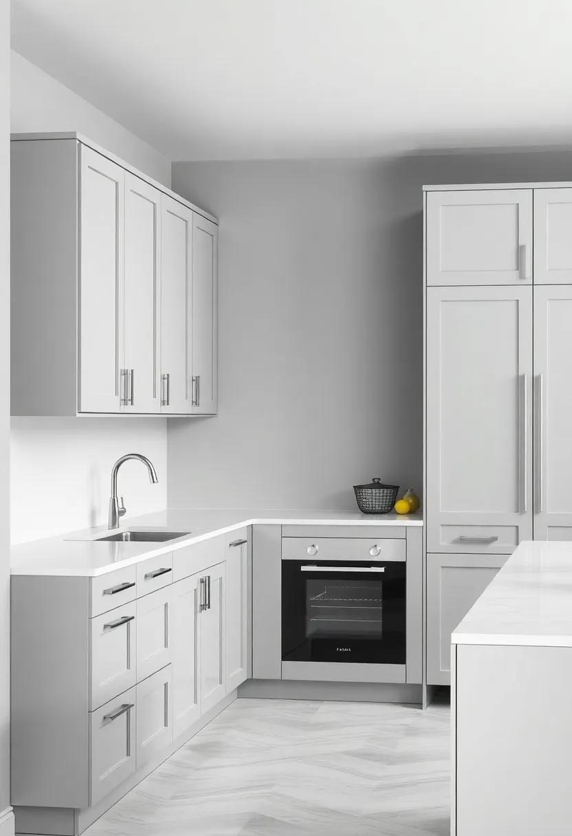 Elegance in Monochrome: Designing Gray Kitchen Cabinets with Gray Walls