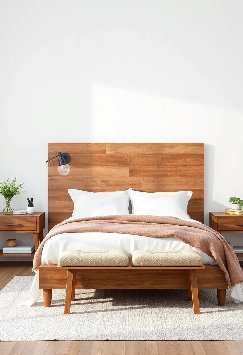 Transform Your Bedroom with a Rustic Barn Wood Look Headboard: Timeless Charm Awaits