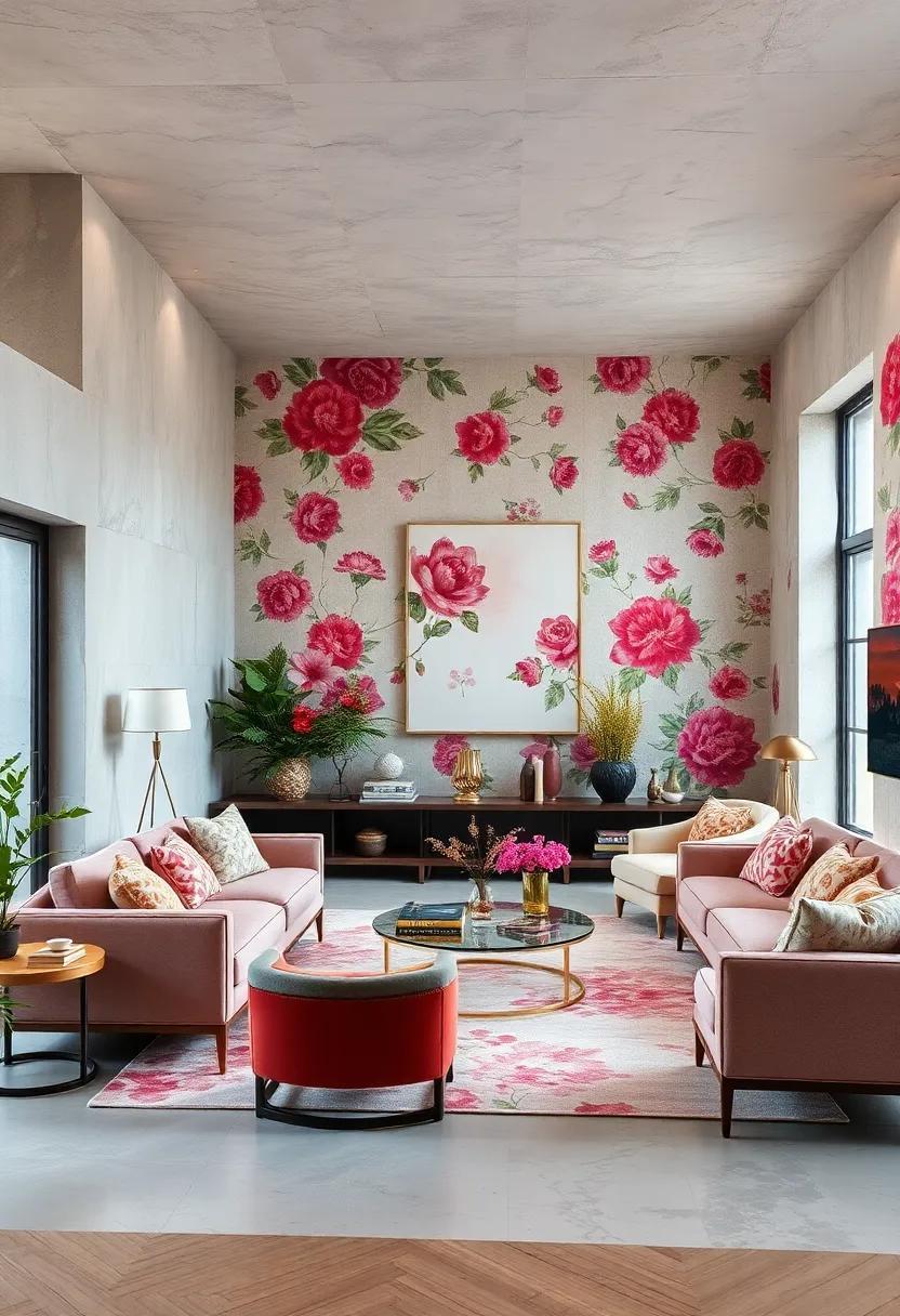 29 Stunning Floral Living Room Wallpapers to Transform Your Space with Style 29 Stunning Floral Living Room Wallpapers to Transform Your Space with Style