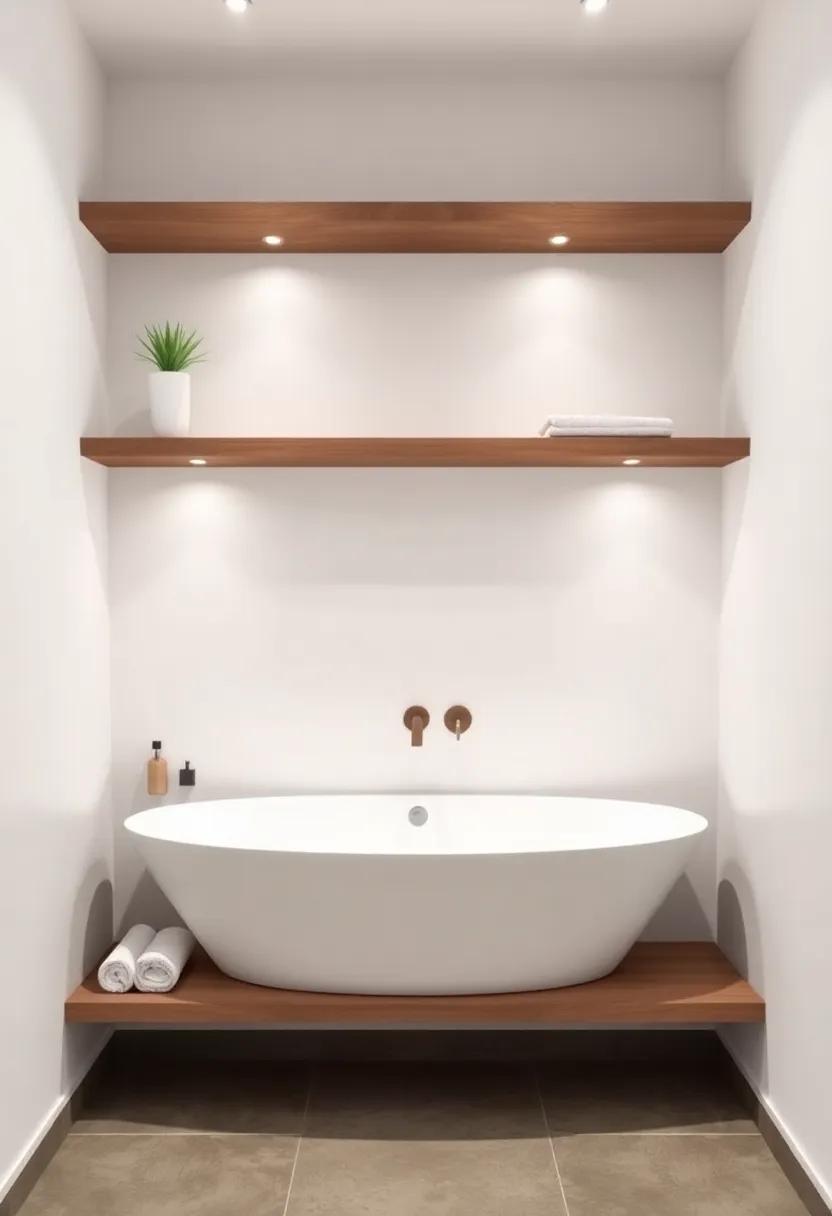 27 Stunning Bathroom Floating Shelves to Elevate Your Space and Organize with Style