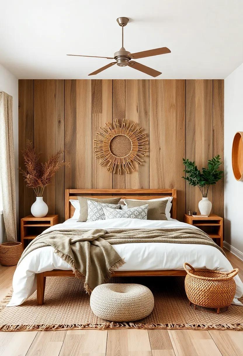 Embrace Serenity: Crafting a Boho Bedroom with Rustic Charm and Warmth