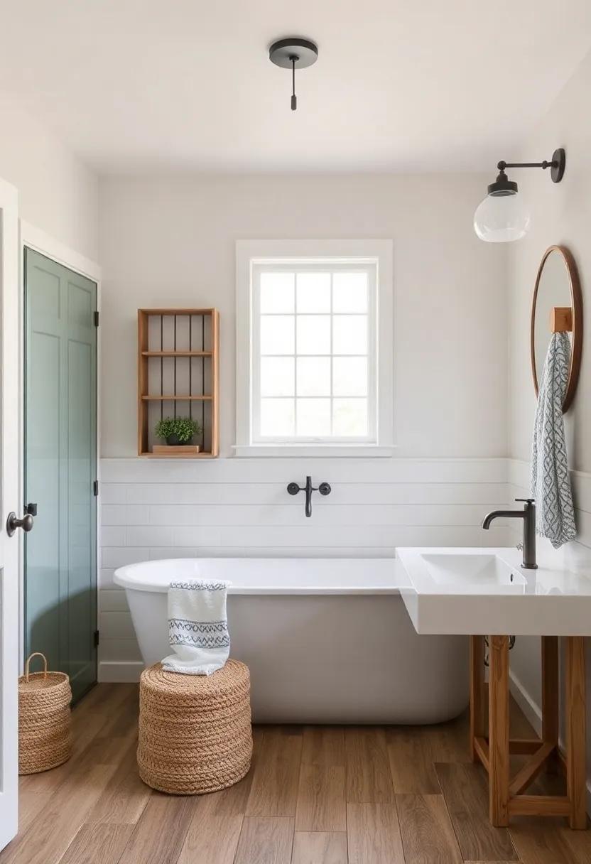 27 Must-Have Farmhouse Bathroom Fixtures to Elevate Your Rustic Retreat