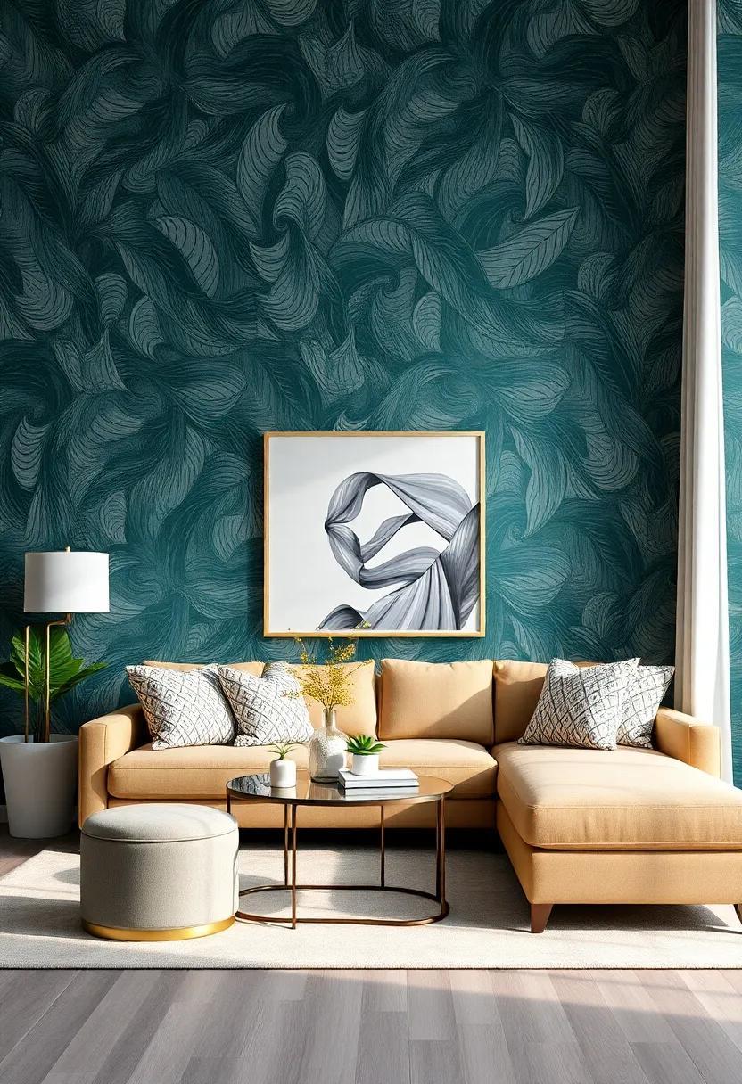 Transform Your Space: Eye-Catching Bold Living Room Wallpaper Designs to Inspire