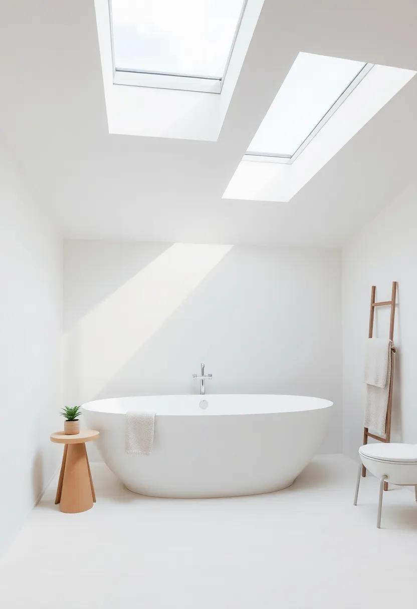 Transform Your Space: Embracing Minimalism in Skylit Bathroom Design