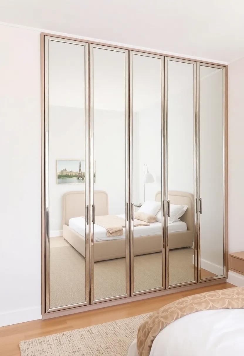 Reflecting Style: Elevate Your Space with a Mirror-Enhanced Bedroom Wardrobe