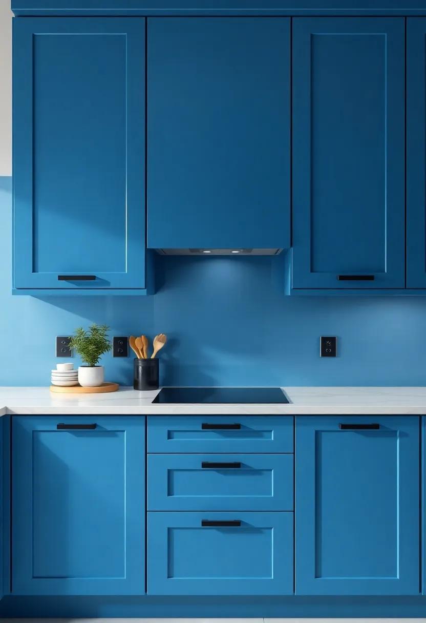 27 Stunning Blue Kitchen Cabinets with Black Handles to Elevate Your Space