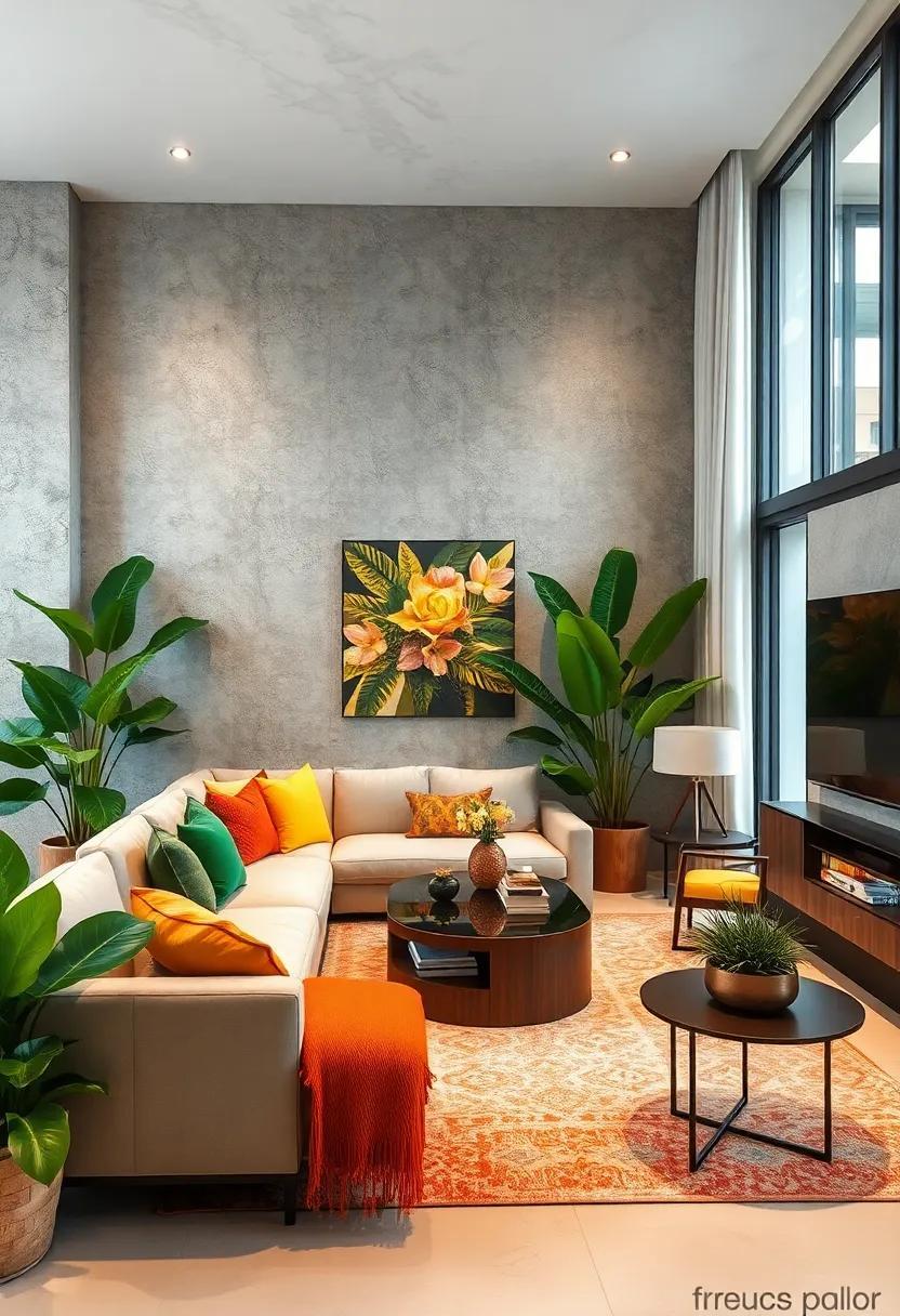 27 Inspiring Ideas for a Lush Tropical Living Room Theme in Your Apartment