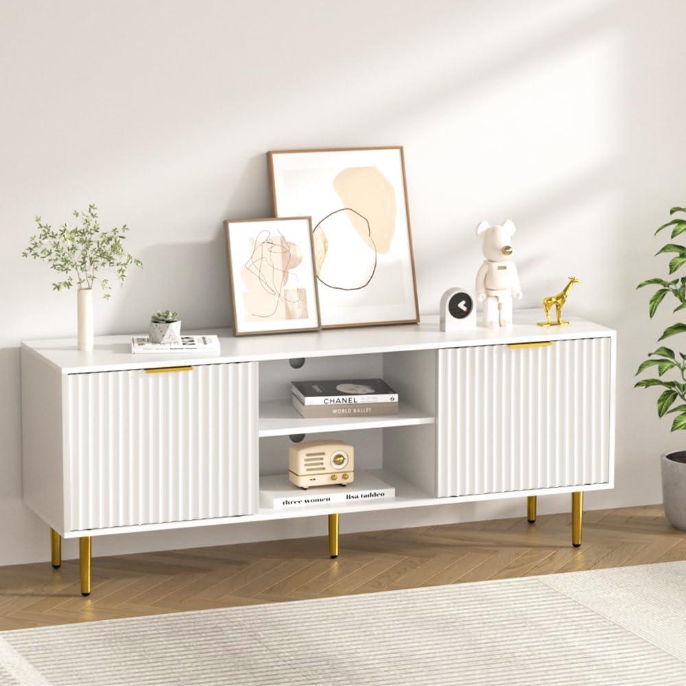 58'' fluted TV Stand, how it fits your ​living room