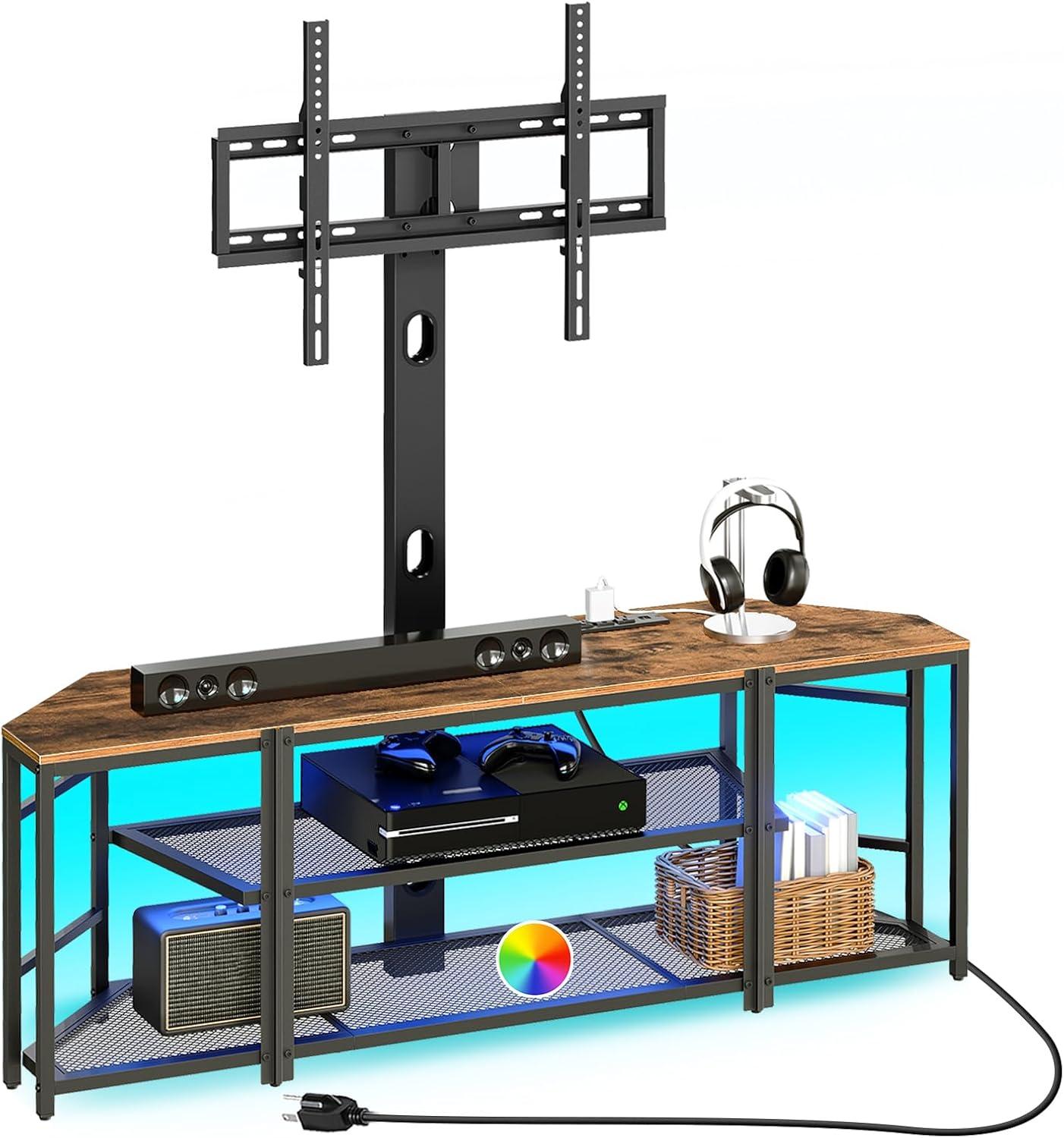 Our Honest Take: Swivel LED TV Stand with Power Outlet Reviewed