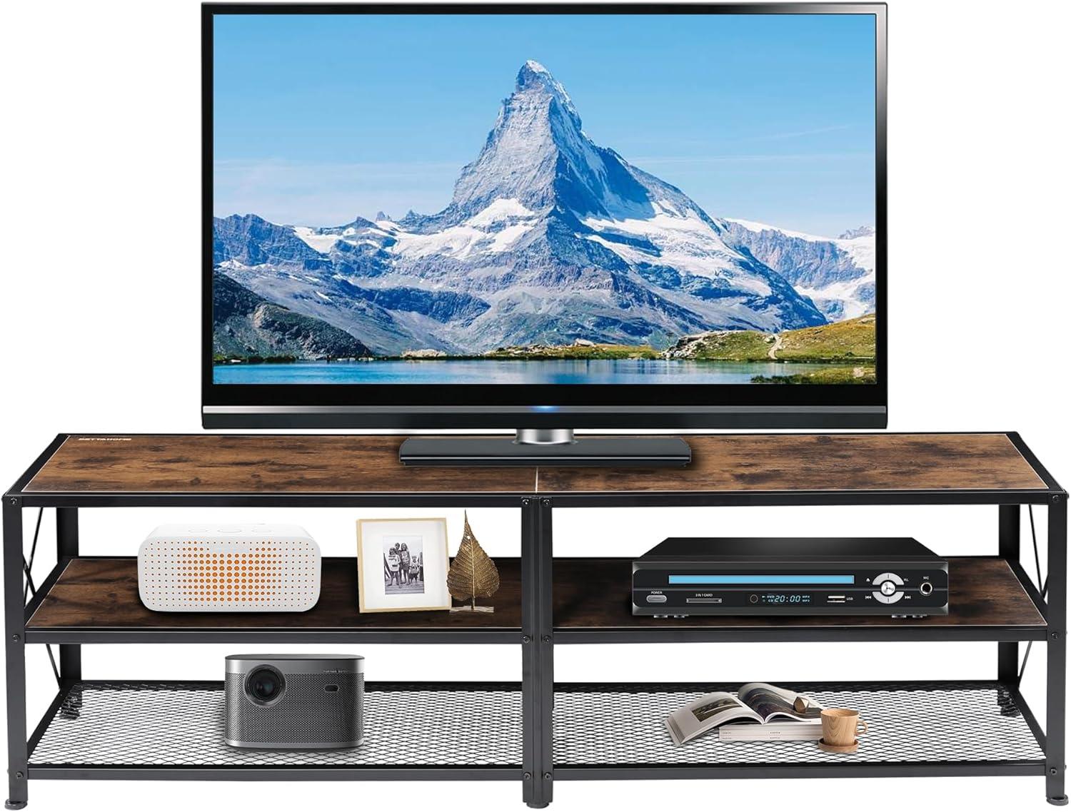 Our Take on the Sturdy, Stylish 3-Tier TV Stand for Large TVs