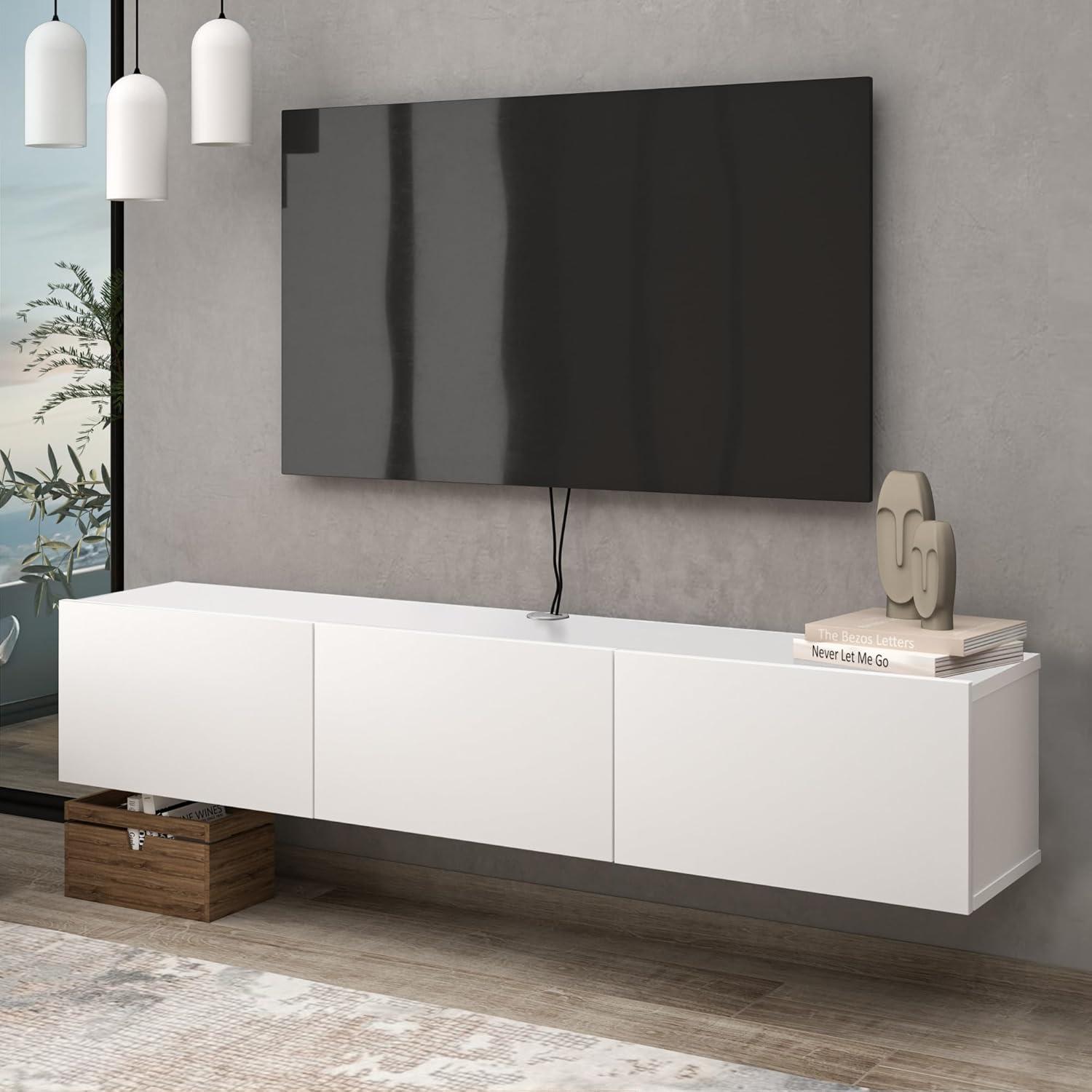 Our Honest Take on the Atelier Mobili White Floating TV Stand