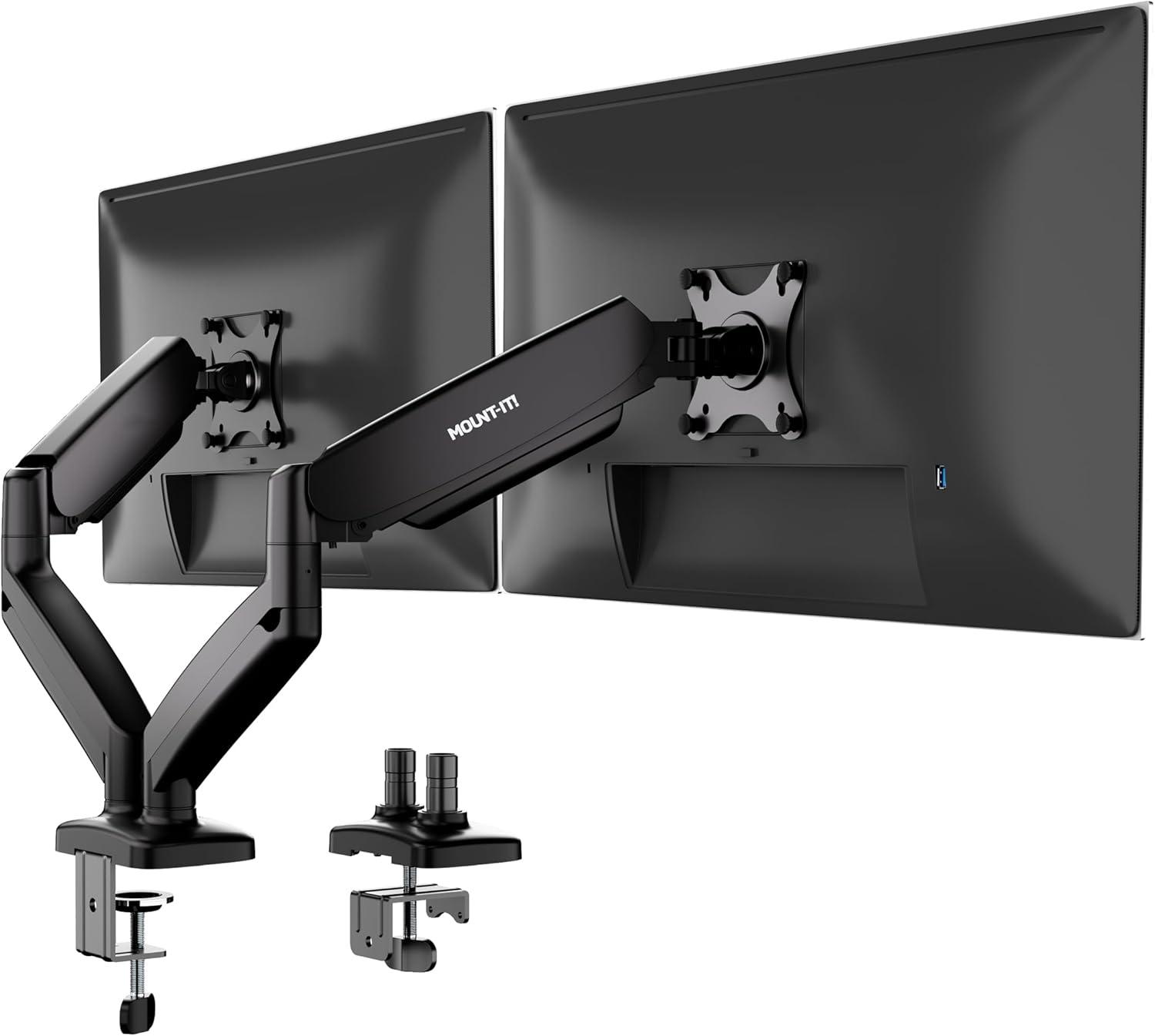 How the Mount-It! Dual Monitor Mount Transformed Our Workspace
