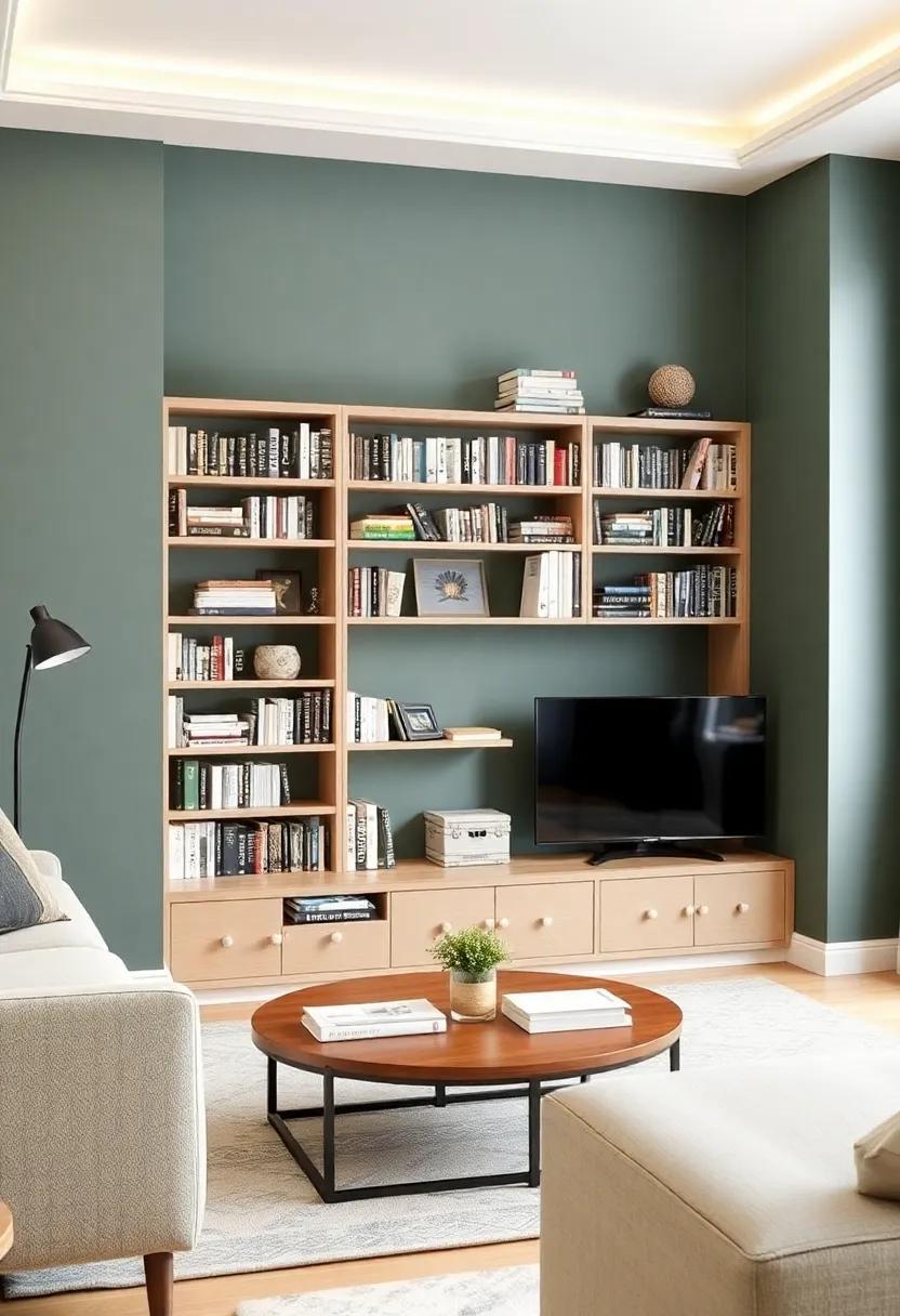 Charming Storage Solutions: Maximize Space for Your Book Collection in a Small Living Room