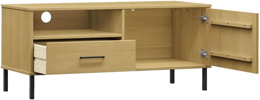 How We Upgraded Our Living Room with ⁣Youuihom's Pine ‌TV Stand