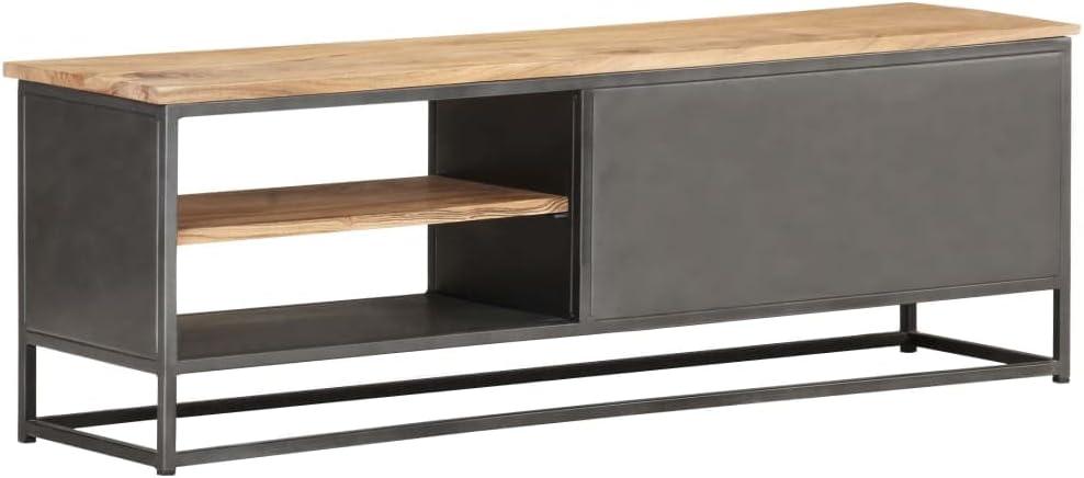 How We Upgraded Our Living room with Youuihom's Industrial TV Stand