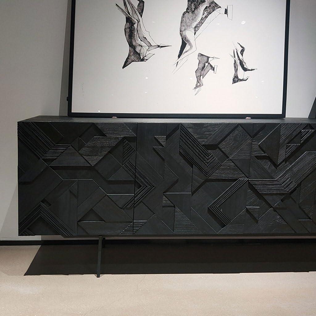 Our Take on the Modern Hand-Carved TV Stand: Stylish & Functional