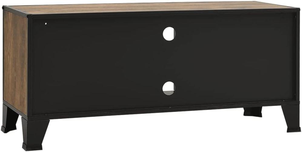 Our Take on the MADALIAN Rustic Brown TV Cabinet: ⁣Stylish & Sturdy