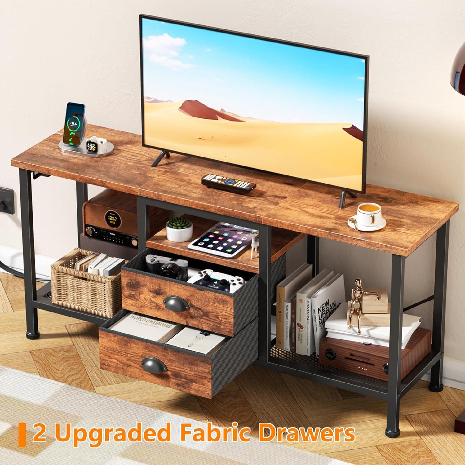 How We Loved the Furologee⁣ TV Stand's Style and storage