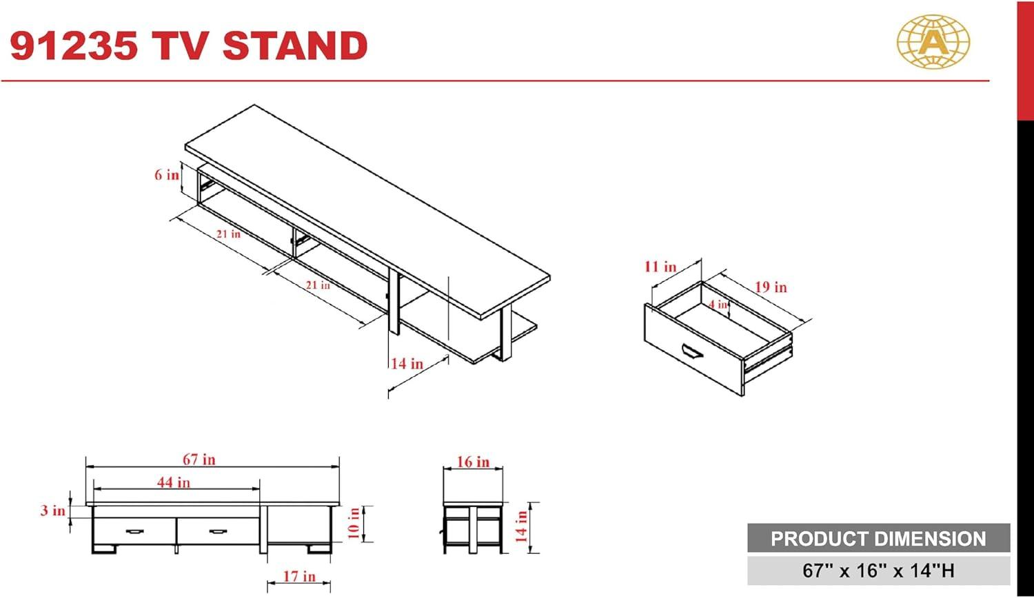 Why ‍We⁤ Love This Walnut & ‌Black TV stand for Our ‌Living Room