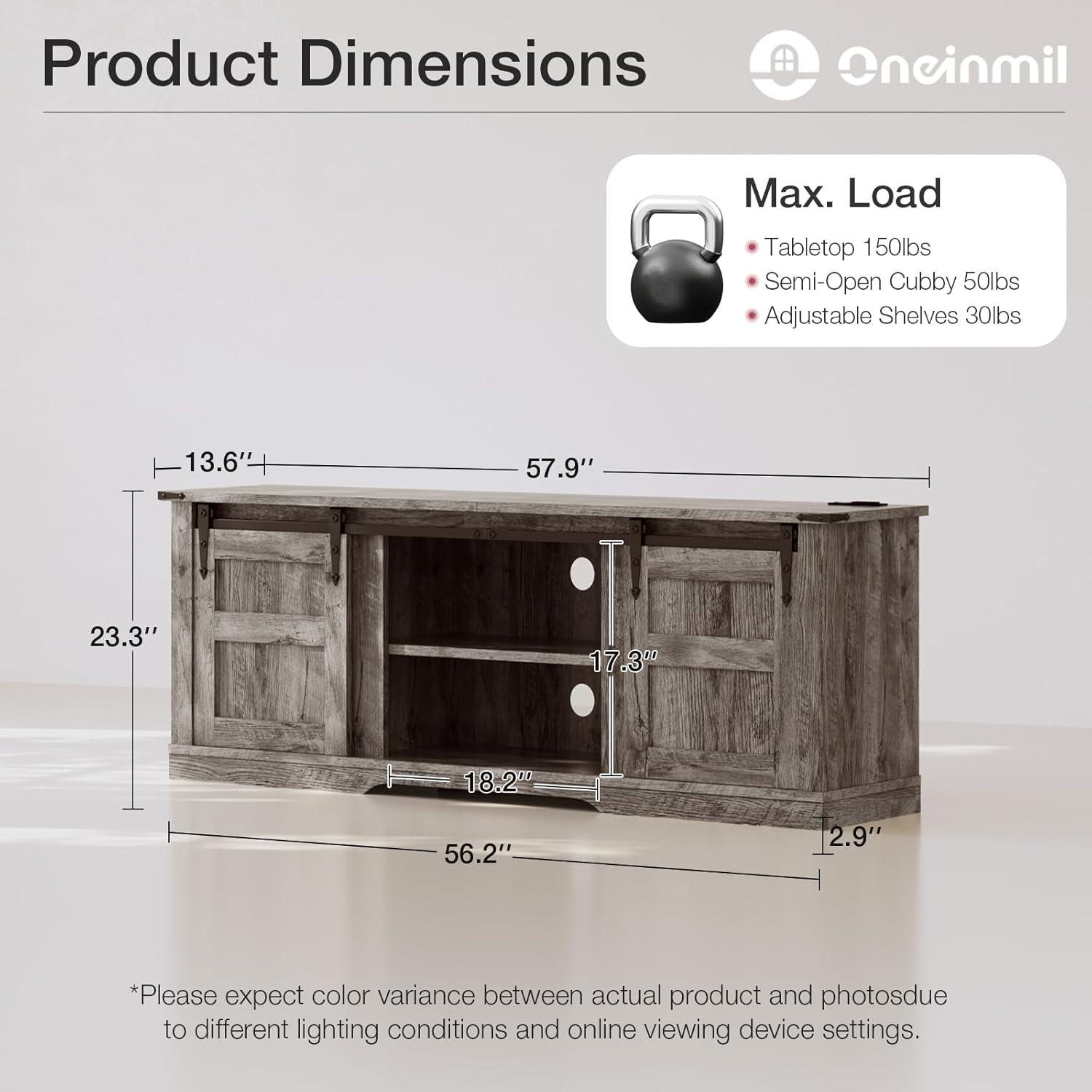 How We Styled Our Living room with oneinmil's Farmhouse TV Stand