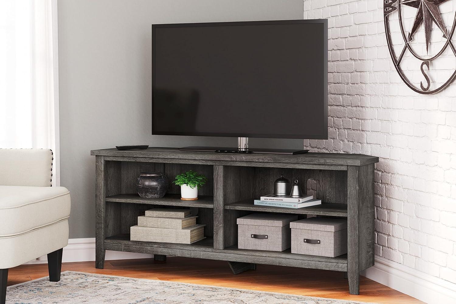 Our Take on the Ashley arlenbry Corner TV Stand: Stylish & Space-Savvy