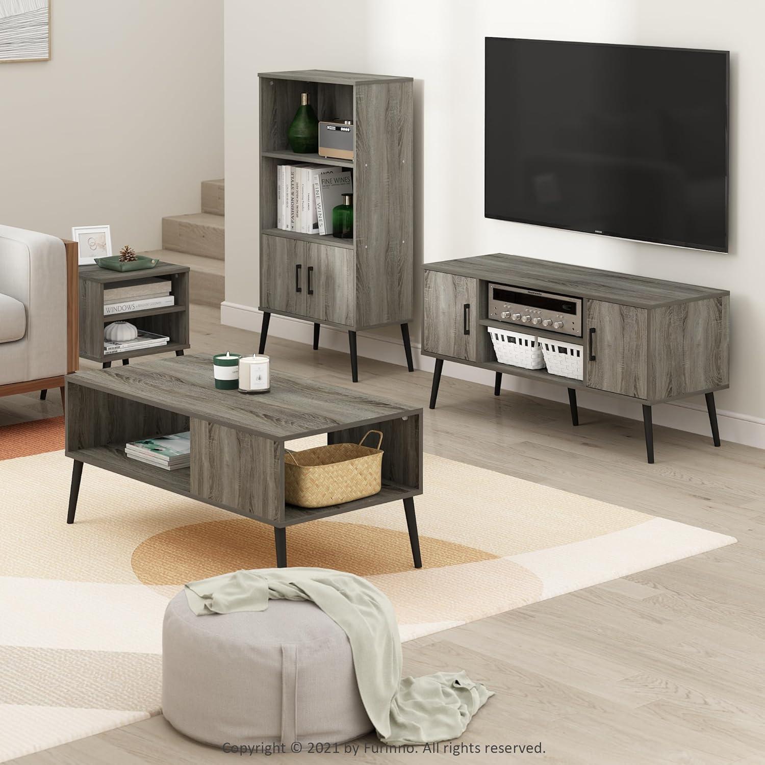 Our Take on the Furinno Claude Mid-Century TV Stand: Stylish & Sturdy