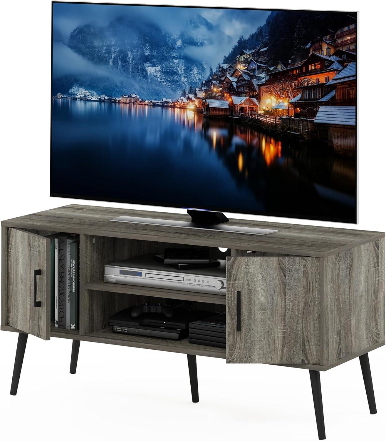 Our Take on the Furinno Claude Mid-Century TV Stand: Stylish & Sturdy