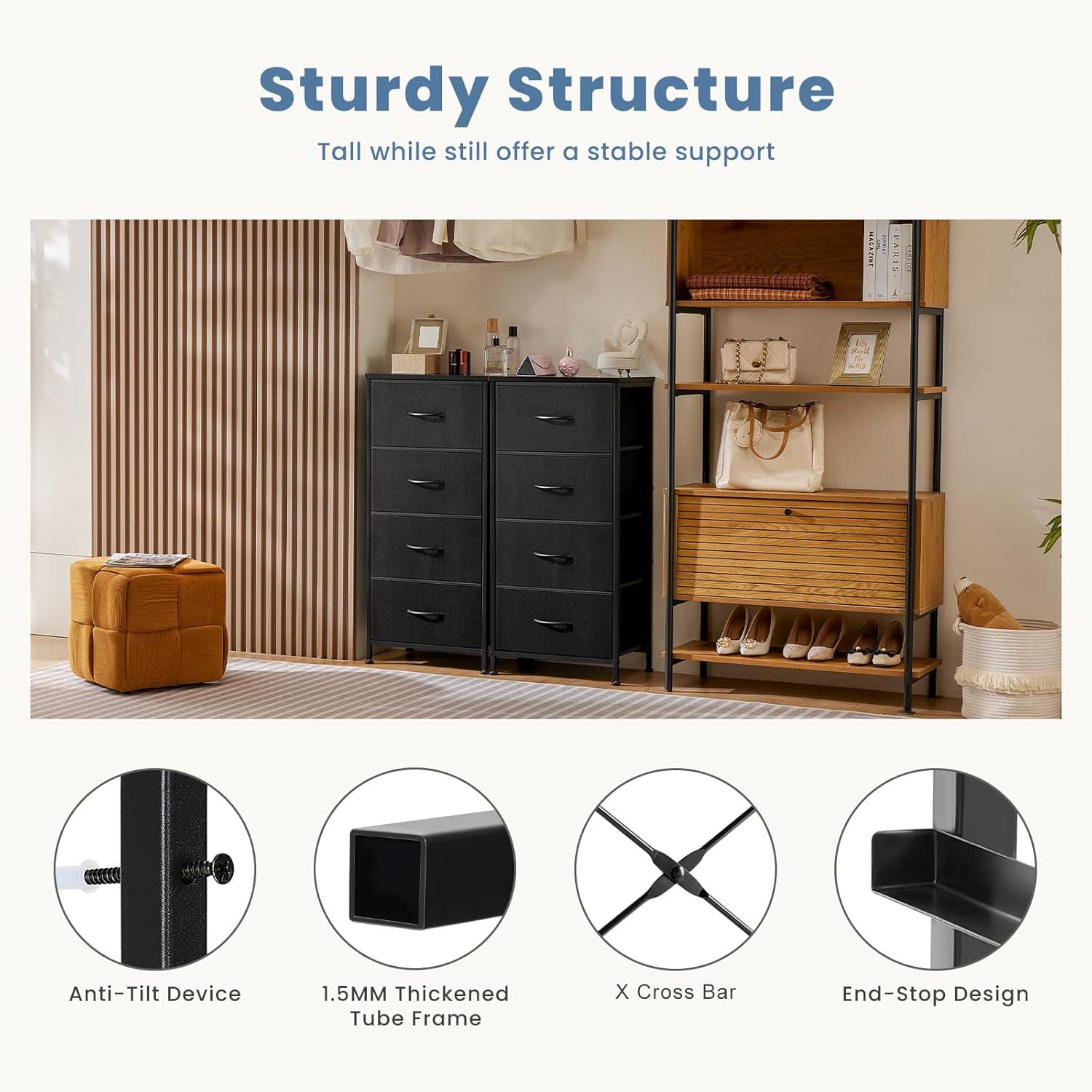 Our⁣ Honest Take: DUMOS 4-Drawer Dresser's Style and Storage
