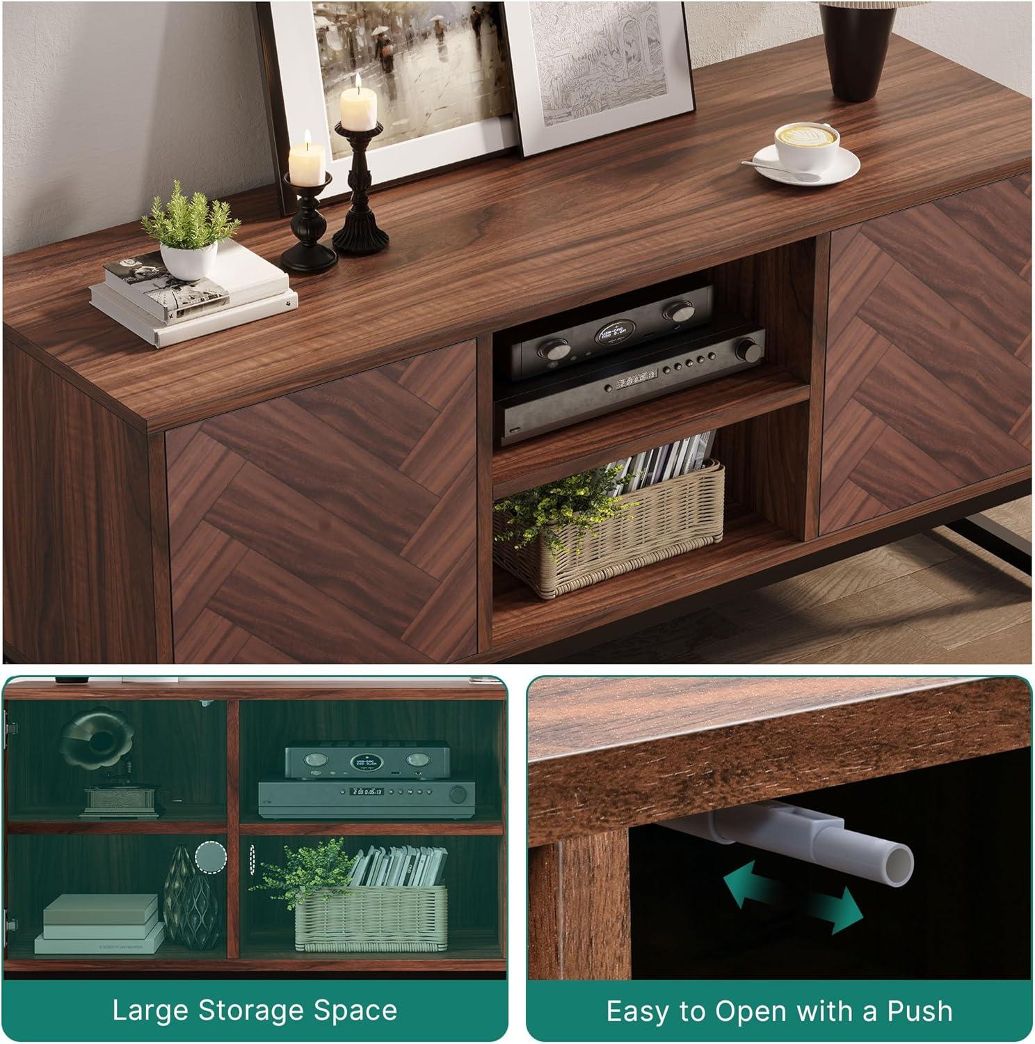 Why We Loved the DWVO Farmhouse TV Stand (But It's Sold Out)