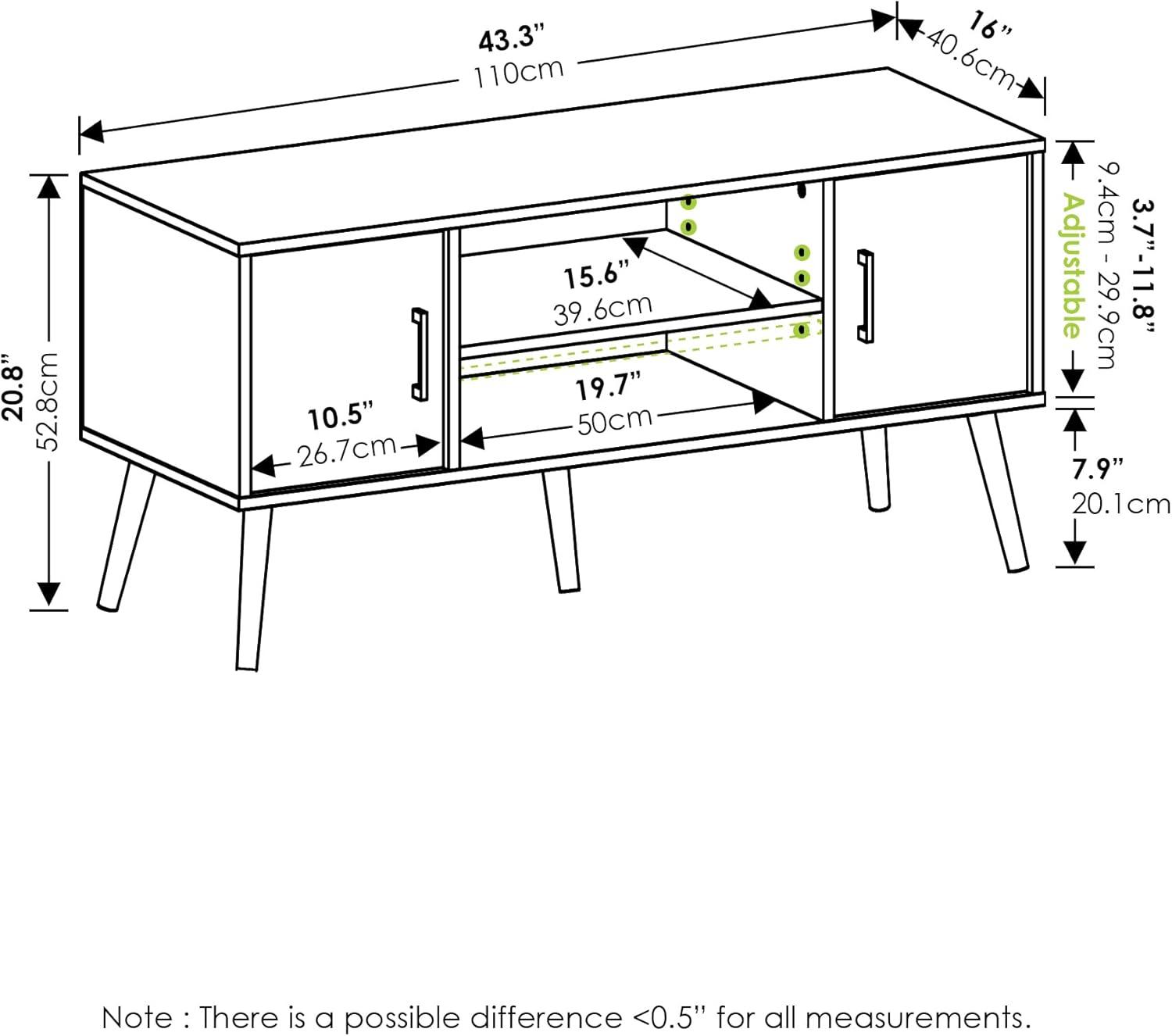Our Take on the Furinno Claude Mid-Century TV Stand: Stylish & Sturdy