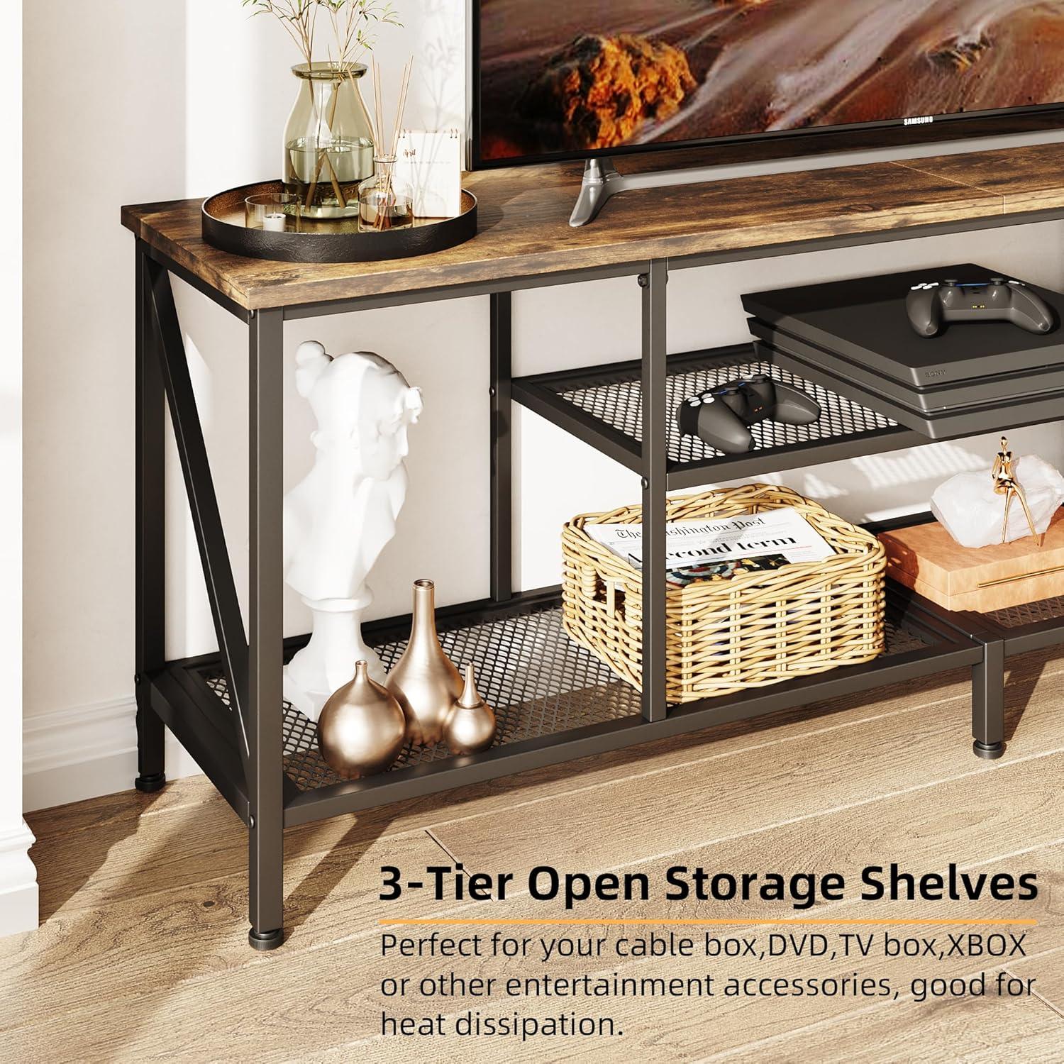 Our Honest Take: Stylish & Spacious TV Stand for Up to 70