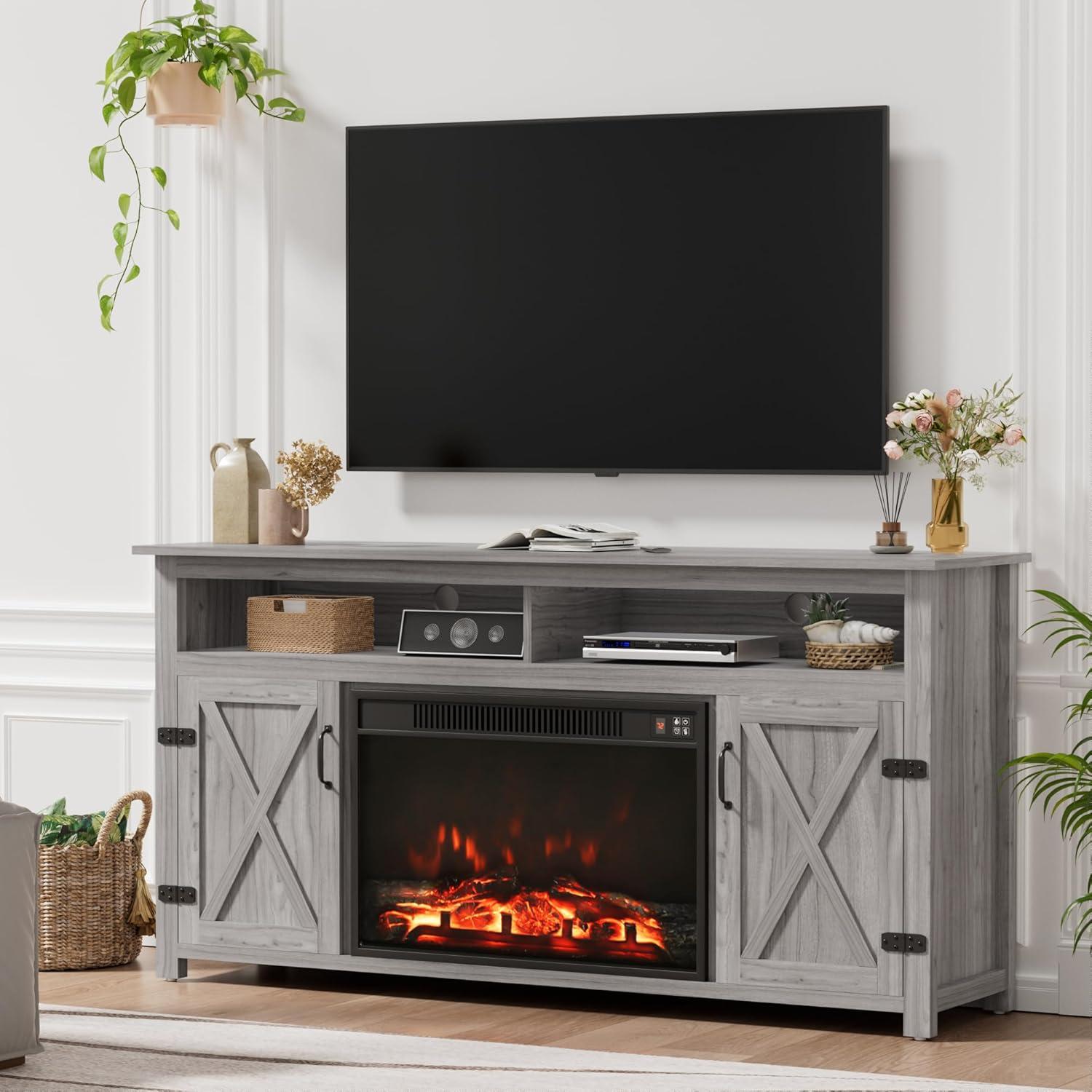 Our Take on the Furmax Farmhouse Fireplace TV Stand: Warm & rustic Review