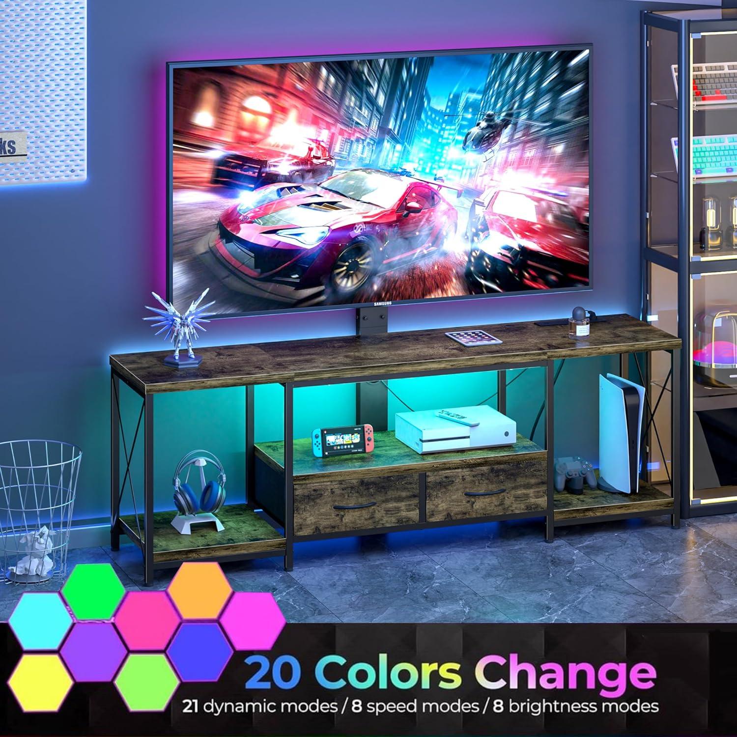 Our Take on the Rustic Brown TV Stand: Style, Storage ​& stability