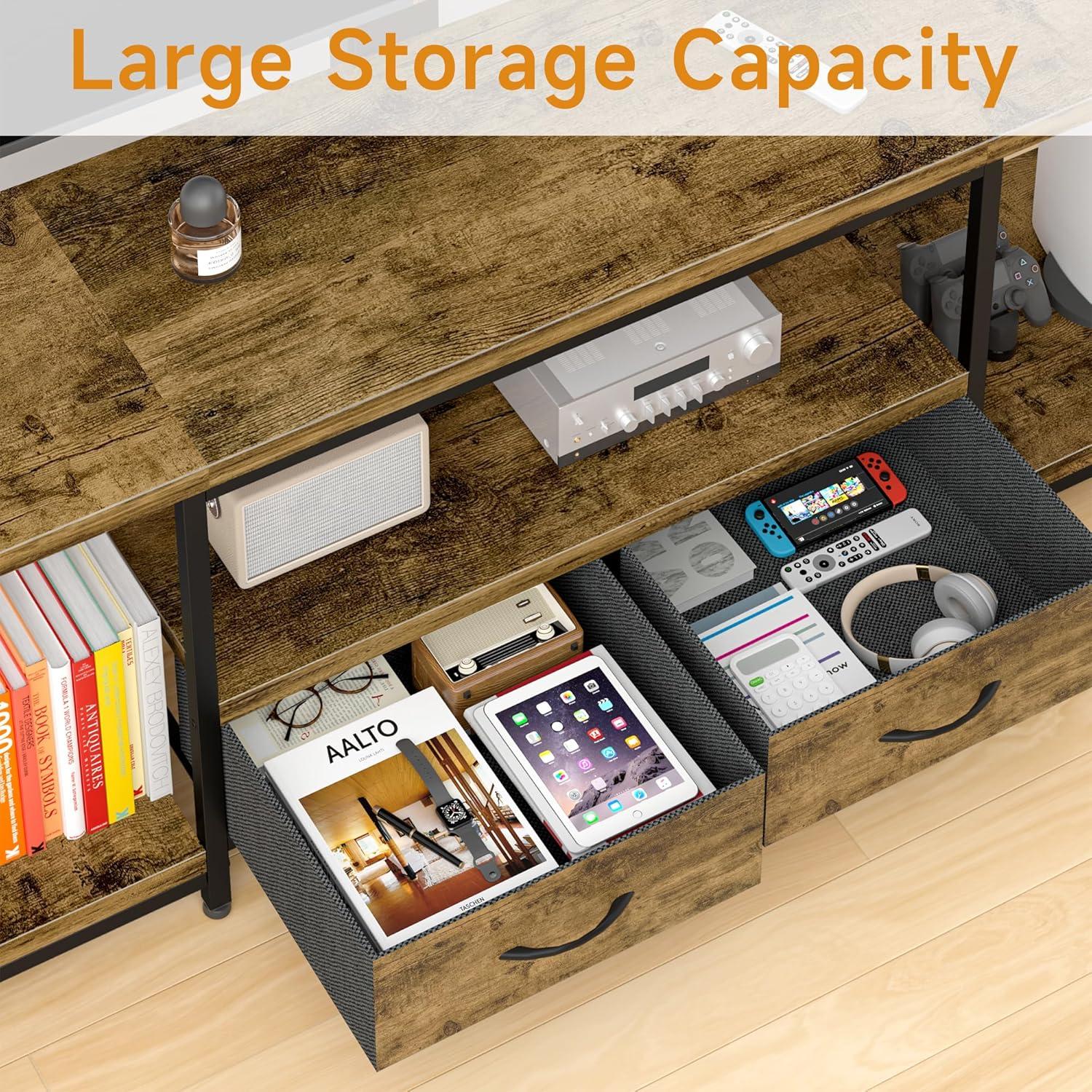 Our Take on the Rustic Brown TV Stand: ​Style, Storage & Stability