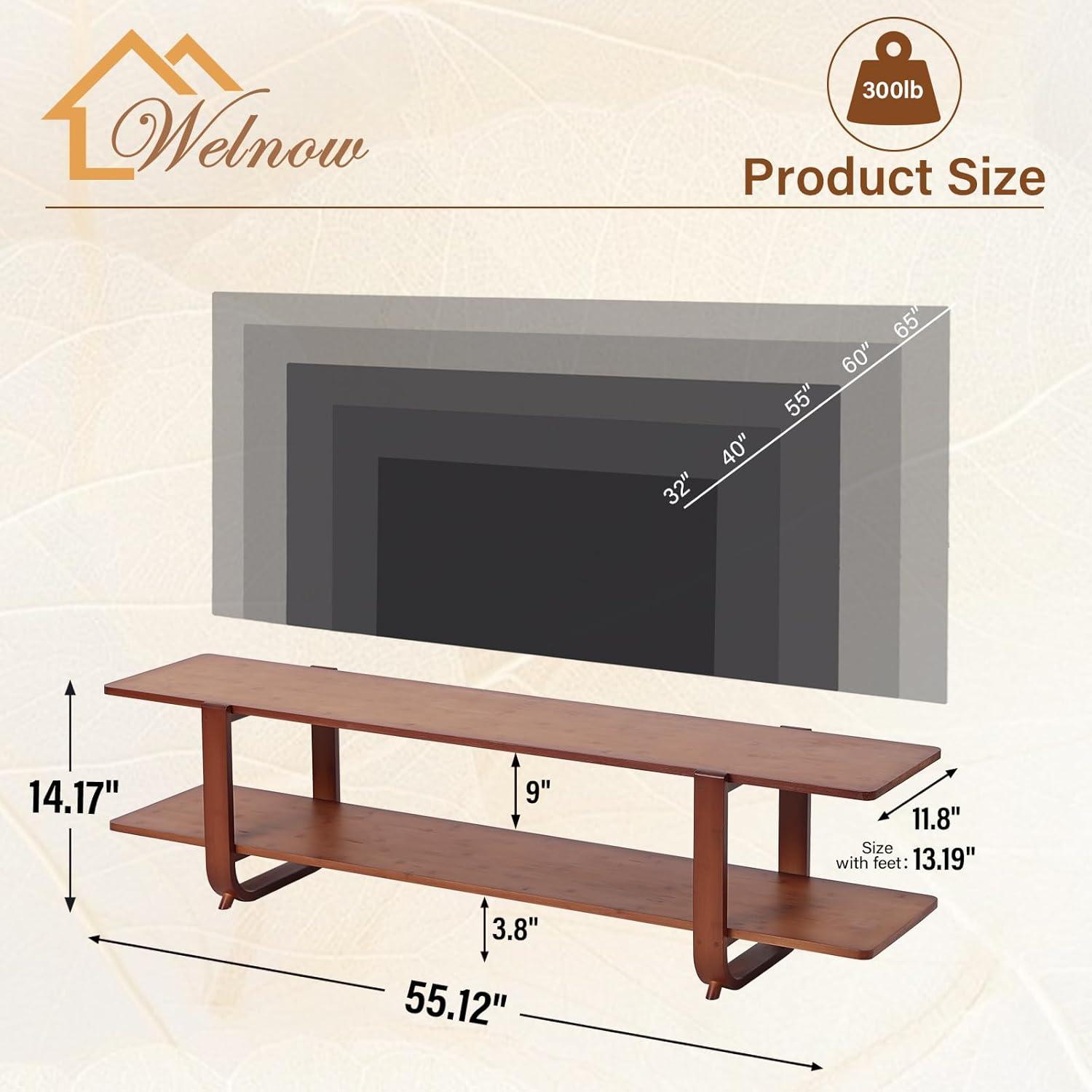 Our Take on the Welnow Bamboo TV Stand: Stylish, Sturdy, & Simple