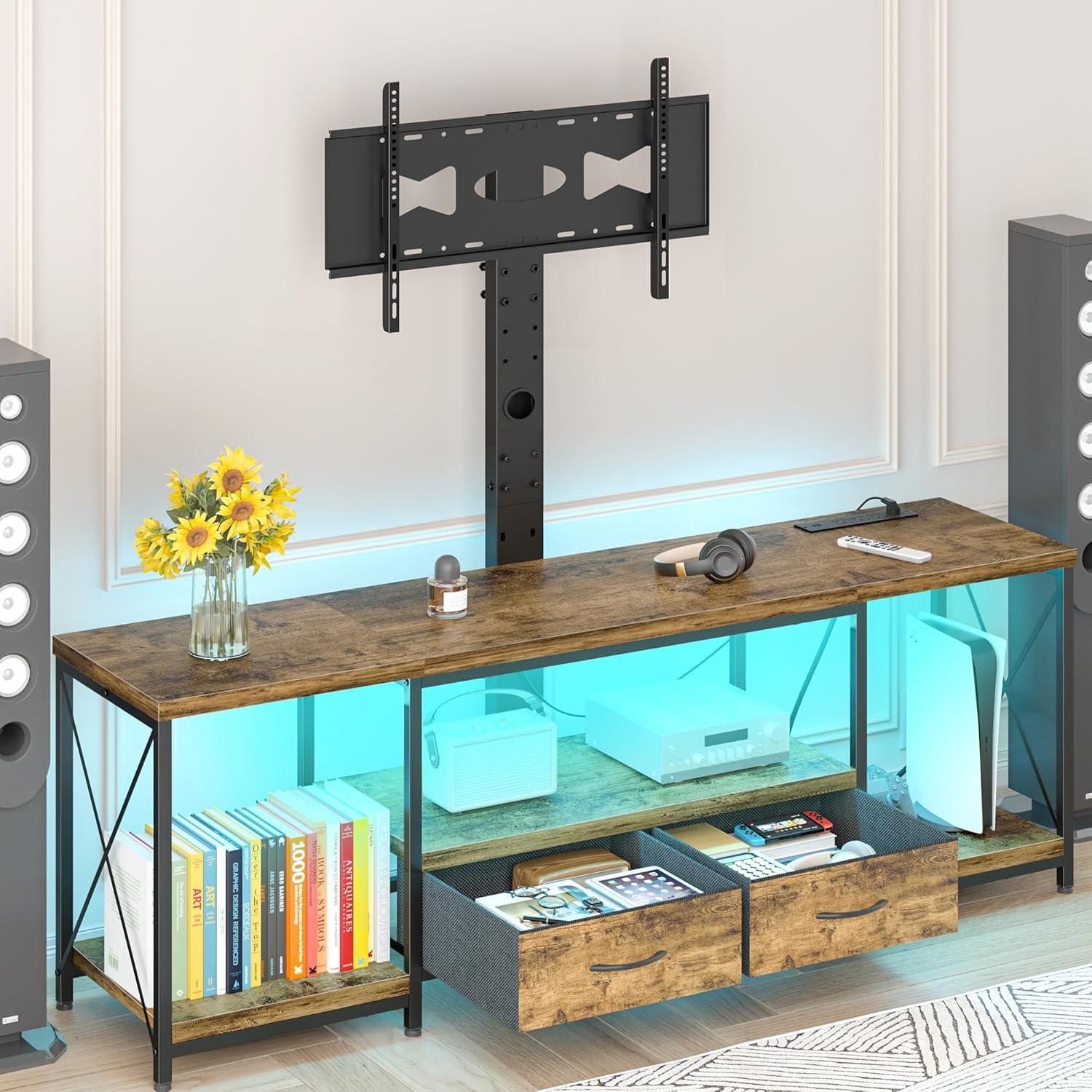 Our Take on the Rustic Brown TV Stand: Style, Storage & Stability