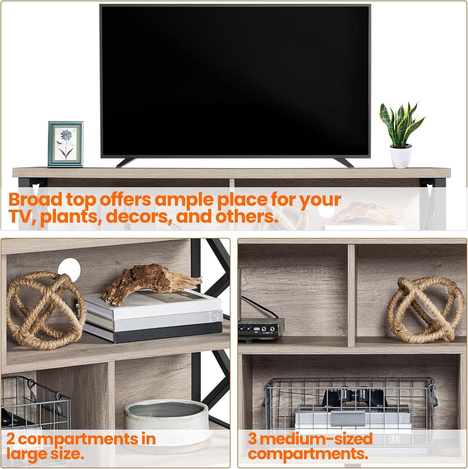 Our Honest Take⁣ on Yaheetech's Industrial TV Stand for 65